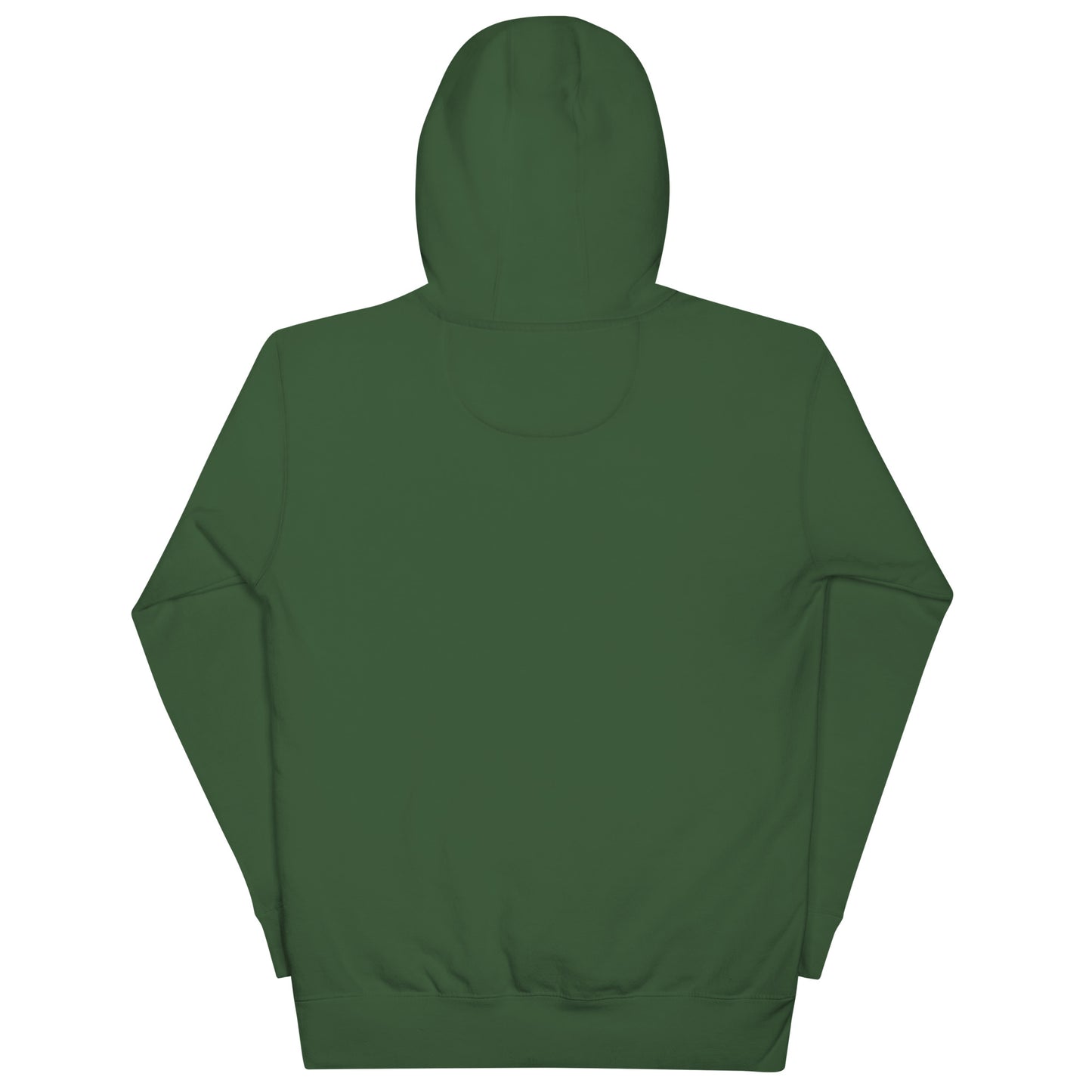 back of Outcast Graffiti Tag Hoodie green B.Different Clothing graffiti street art inspired streetwear brand