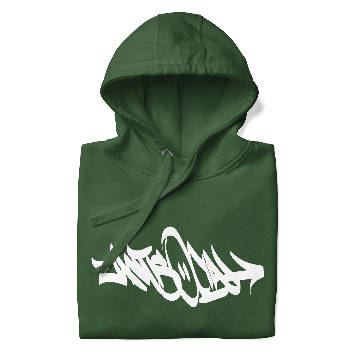 folded Antisocial Tag Hoodie green B.Different Clothing graffiti street art inspired streetwear brand