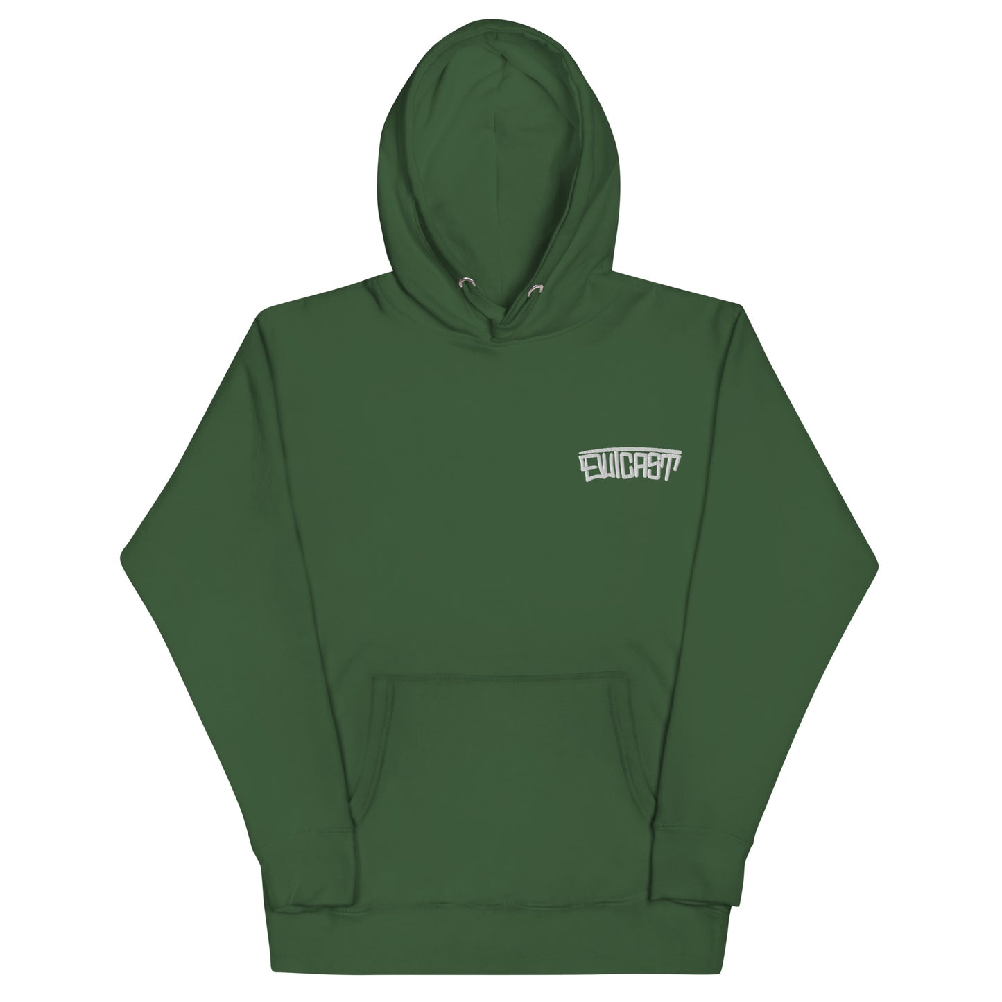 Outcast Graffiti Tag Hoodie green B.Different Clothing graffiti street art inspired streetwear brand