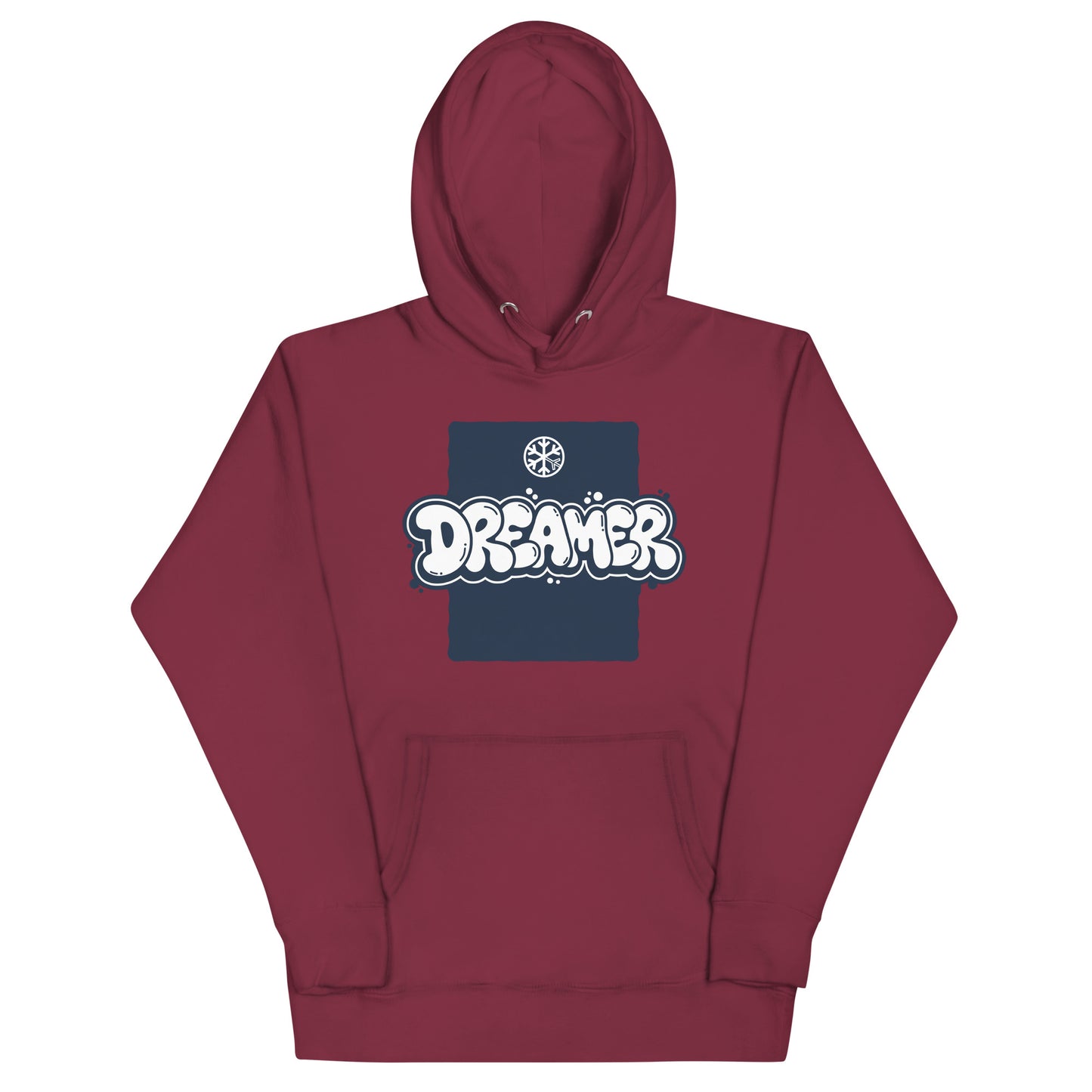 Dreamer Graffiti Throw-up Hoodie maroon B.Different Clothing graffiti street art inspired streetwear brand