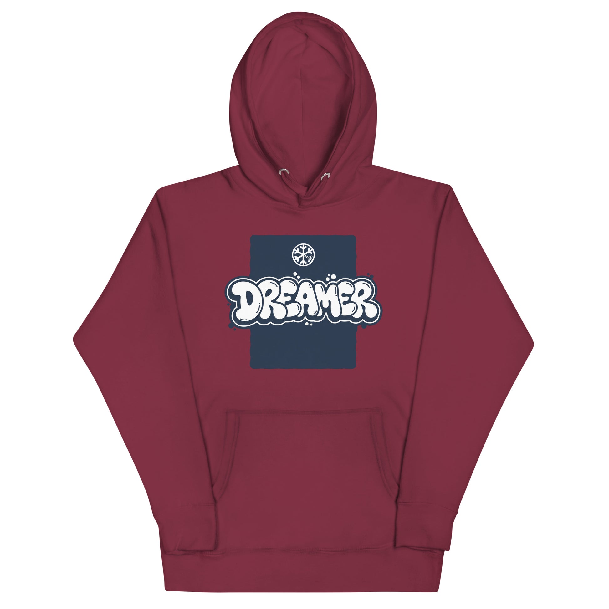 Dreamer Graffiti Throw-up Hoodie maroon B.Different Clothing graffiti street art inspired streetwear brand