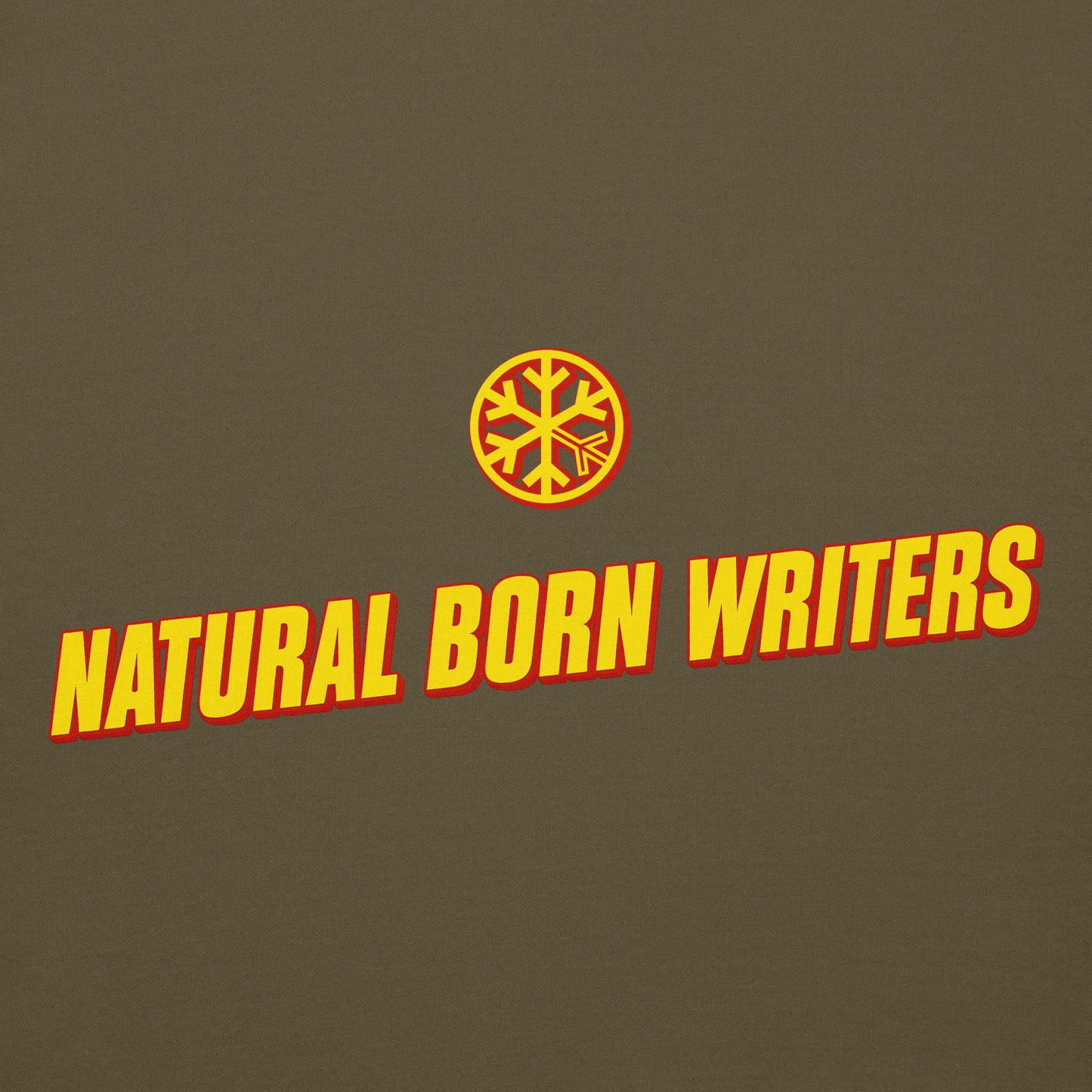 Green-Natural Born Writers Graffiti Hoodie from B.Different Clothing, graphic, graffiti-inspired streetwear