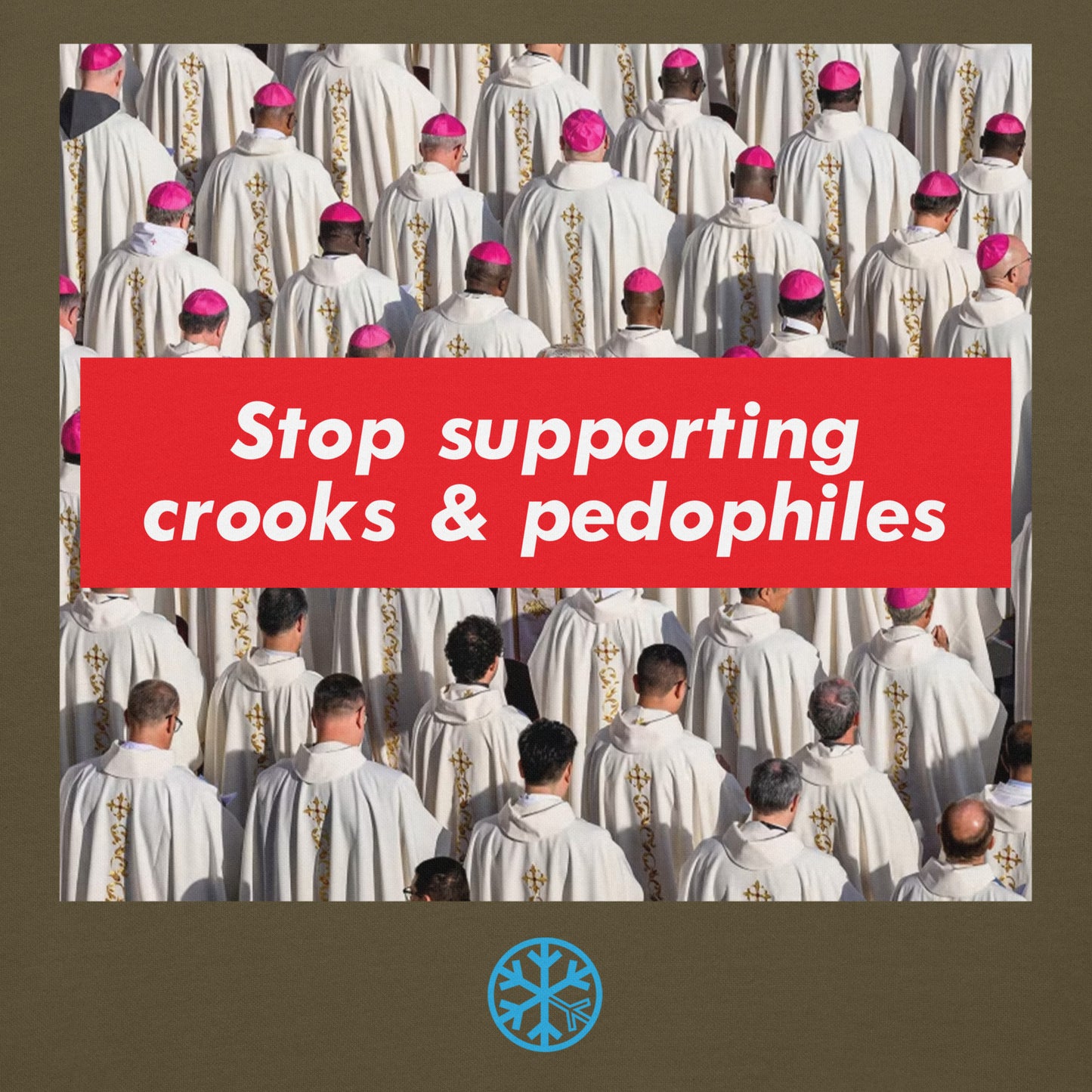 Green-Vatican Crooks Hoodie from B.Different Clothing, graphic, graffiti-inspired streetwear