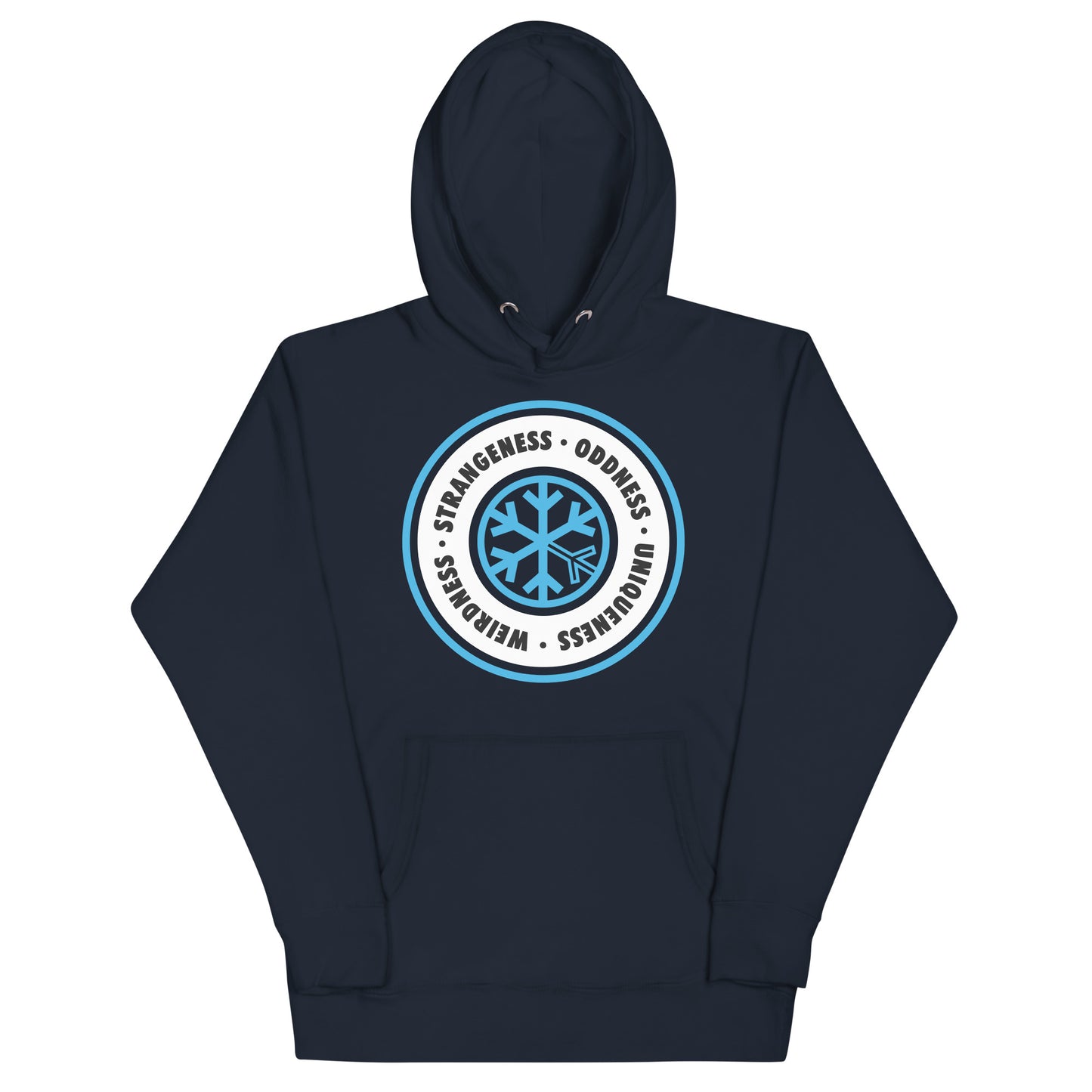 Circle of Weirdness hoodie navy by B.Different Clothing street art graffiti inspired streetwear brand