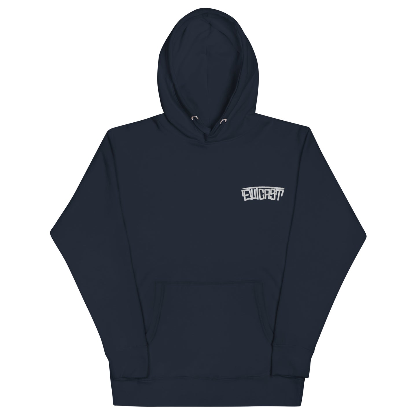 Outcast Graffiti Tag Hoodie navy B.Different Clothing graffiti street art inspired streetwear brand