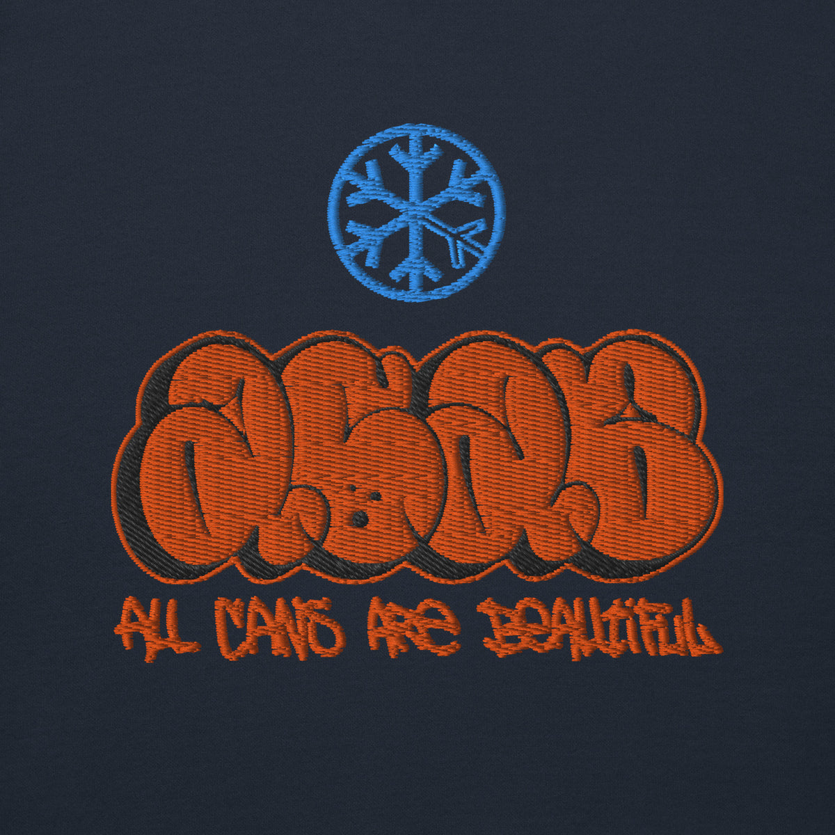 Navy-ACAB Graffiti Throw-up Joggers from B.Different Clothing, graphic, graffiti-inspired streetwear
