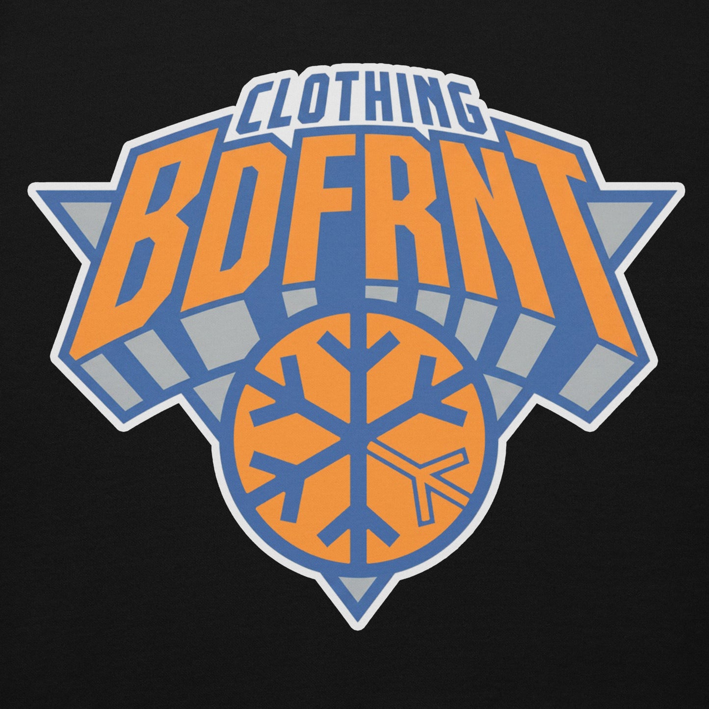 Black-BDFRNT Logo 2011 Hoodie from B.Different Clothing, graphic, graffiti-inspired streetwear