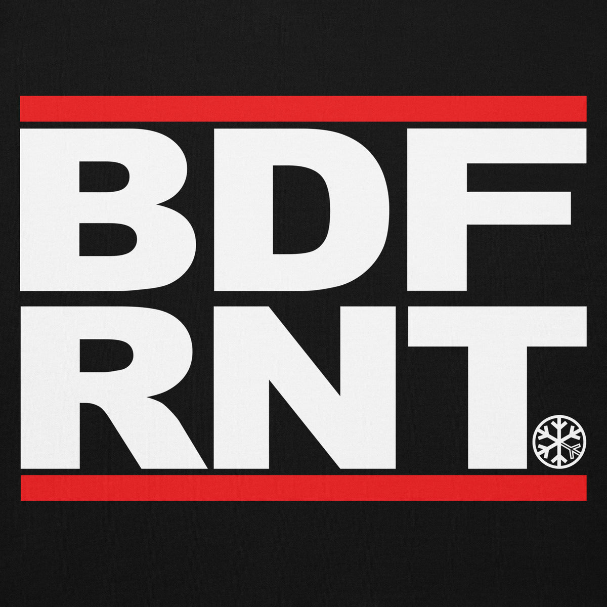 Black-BDFRNT OG Logo Hoodie from B.Different Clothing, front graphic, graffiti-inspired streetwear