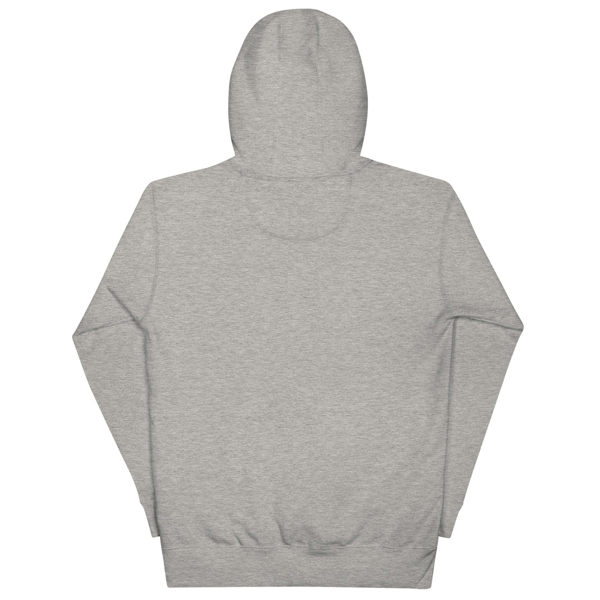 Gray-Outcast Graffiti Tag Hoodie from B.Different Clothing, back view, graffiti-inspired streetwear