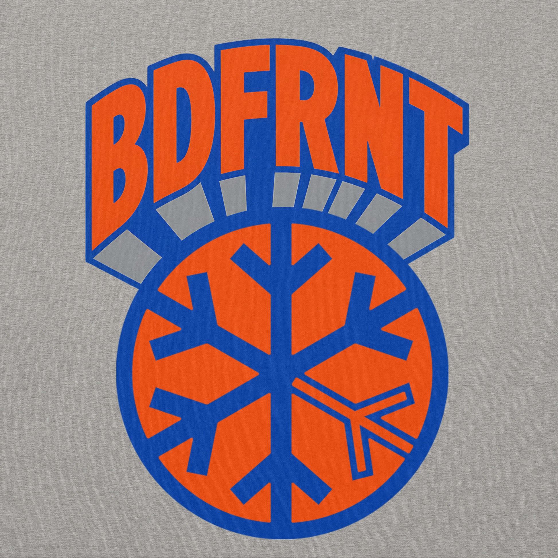 Gray-BDFRNT Logo 1989 Hoodie from B.Different Clothing, graphic, graffiti-inspired streetwear