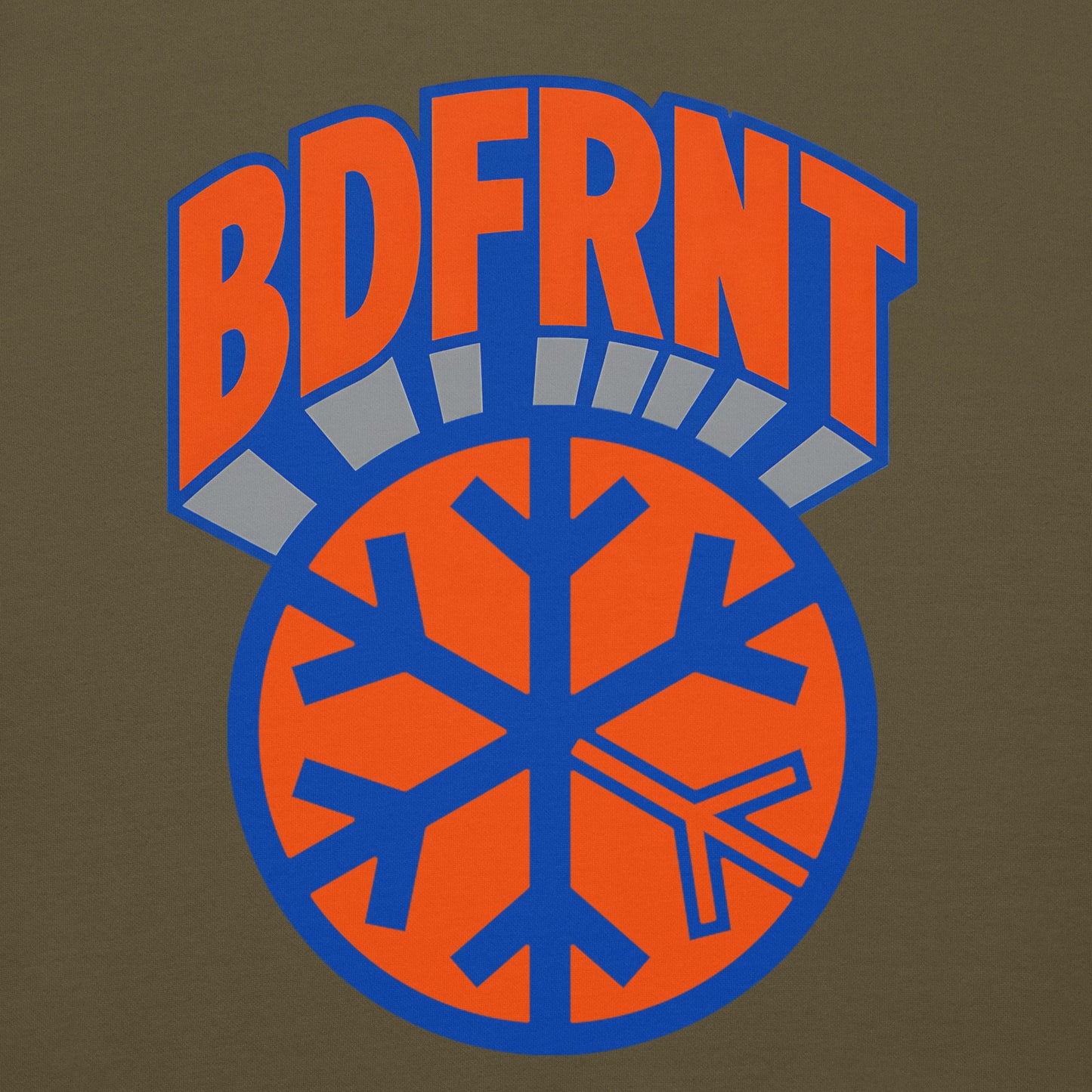 Green-BDFRNT Logo 1989 Hoodie from B.Different Clothing, graphic, graffiti-inspired streetwear