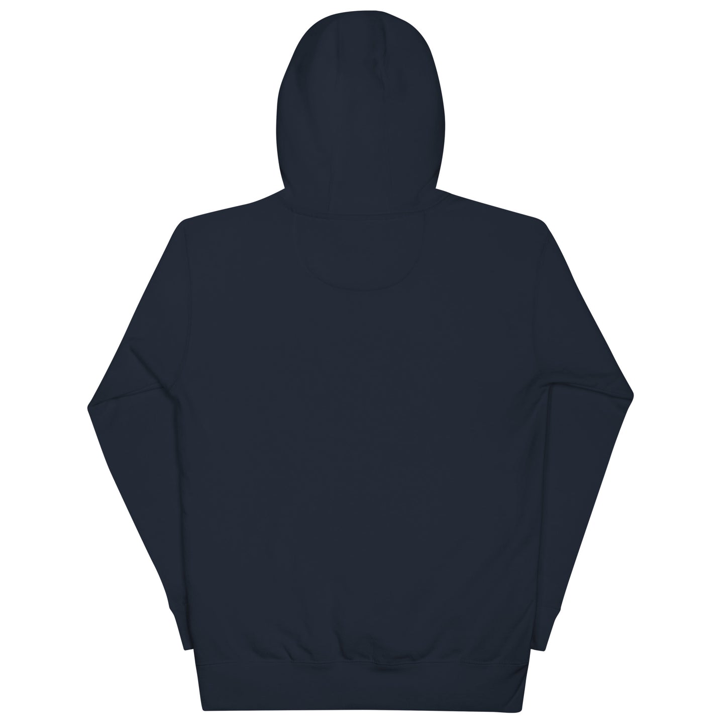 Navy Blazer-BDFRNT NYC Subway Hoodie from B.Different Clothing, back view, graffiti-inspired streetwear