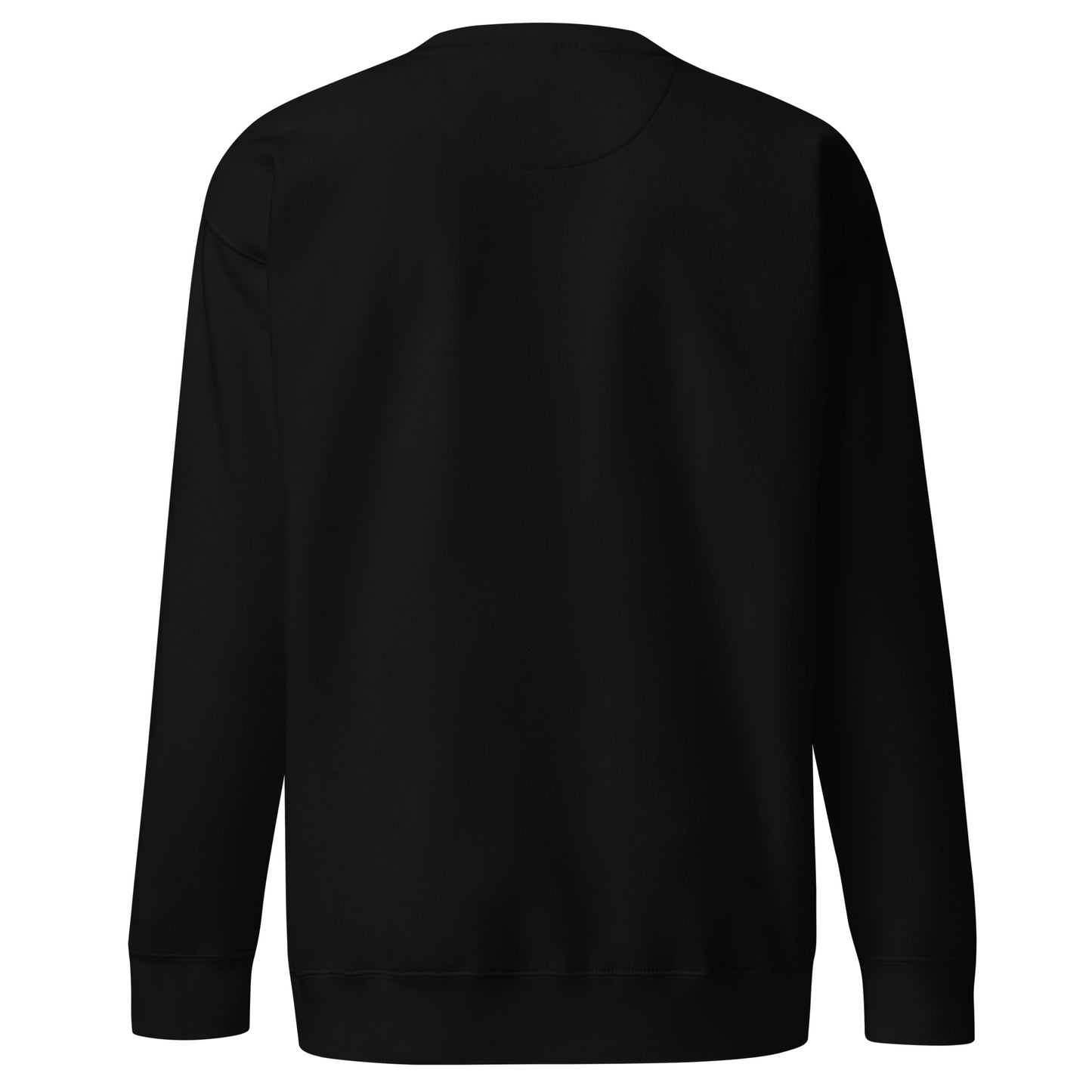 back sweatshirt Logo black by B.Different Clothing independent streetwear brand inspired by street art graffiti