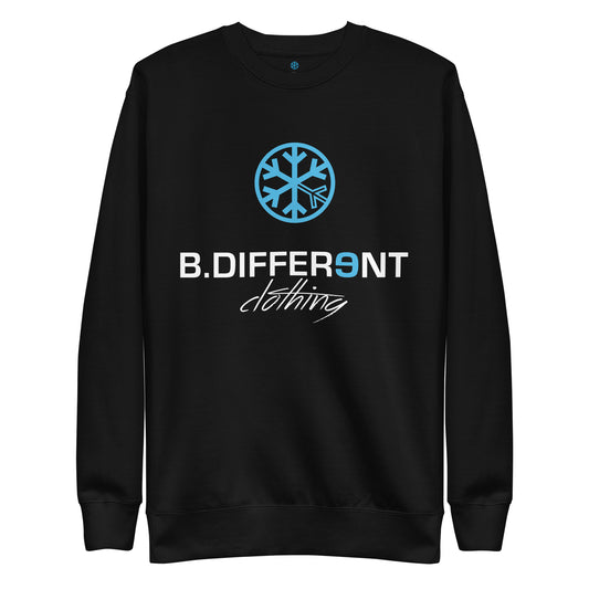 sweatshirt Logo black by B.Different Clothing independent streetwear brand inspired by street art graffiti