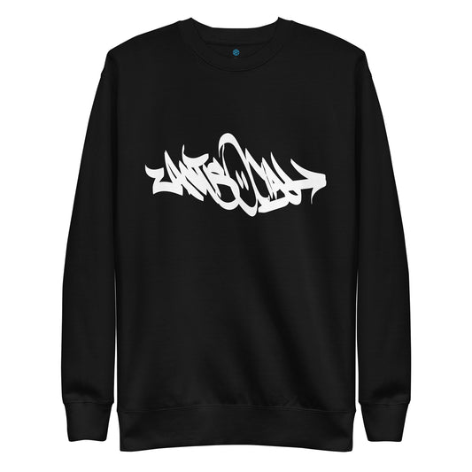 Antisocial Graffiti Tag sweatshirt black B.Different Clothing graffiti street art inspired streetwear brand