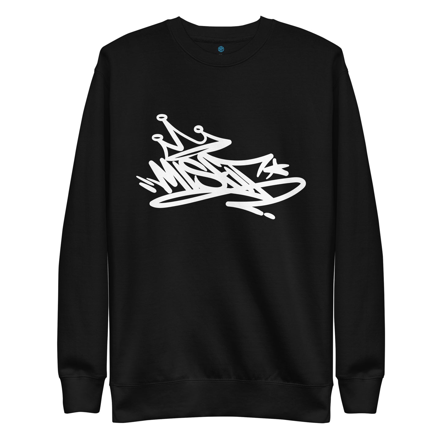 Misfit Graffiti Tag Sweatshirt black B.Different Clothing graffiti street art inspired streetwear brand