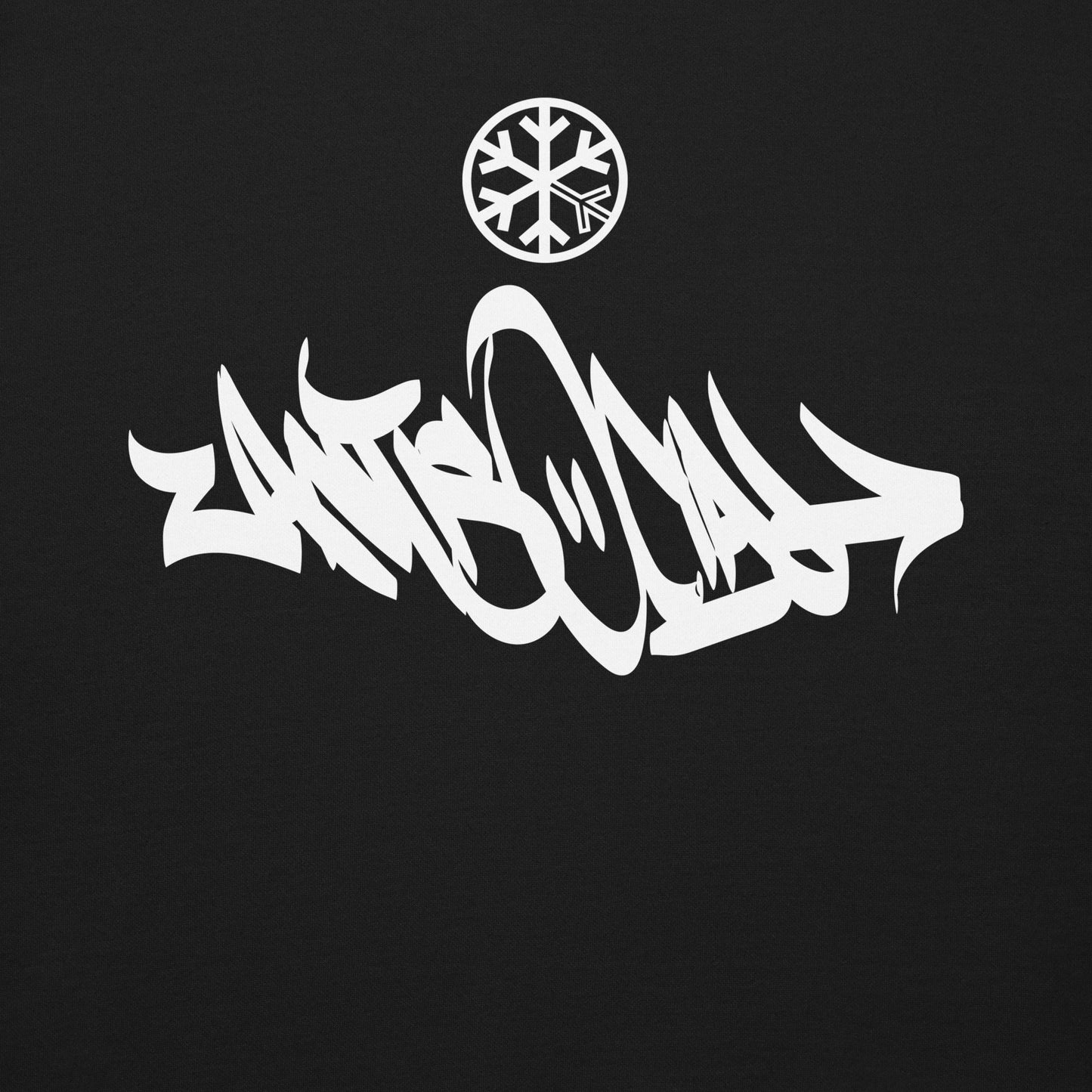 Black-Antisocial Graffiti Tag Sweatshirt from B.Different Clothing, graphic, graffiti-inspired streetwear