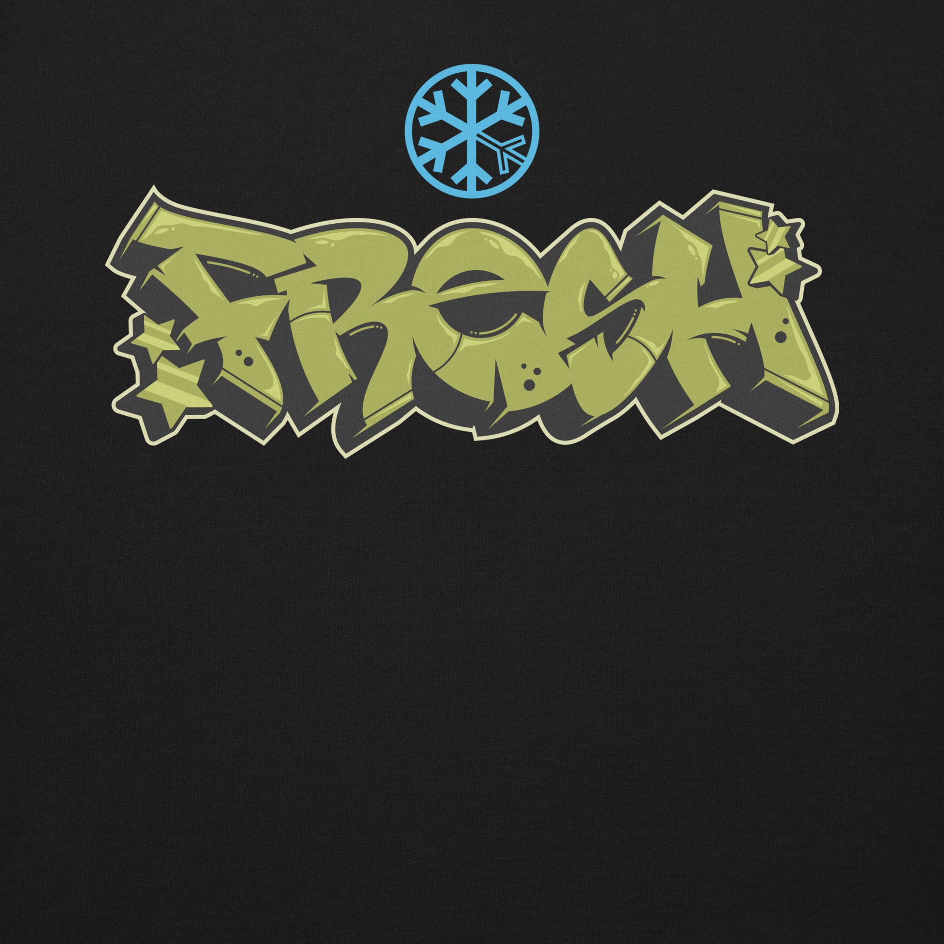 Black-Fresh Graffiti Piece Sweatshirt from B.Different Clothing, graphic, graffiti-inspired streetwear