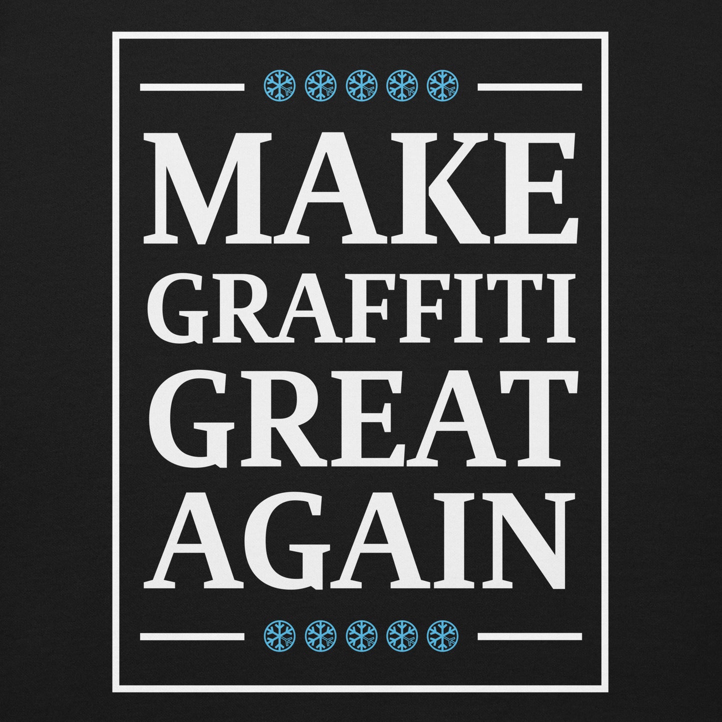 Black-Make Graffiti Great Again Sweatshirt from B.Different Clothing, graphic, graffiti-inspired streetwear