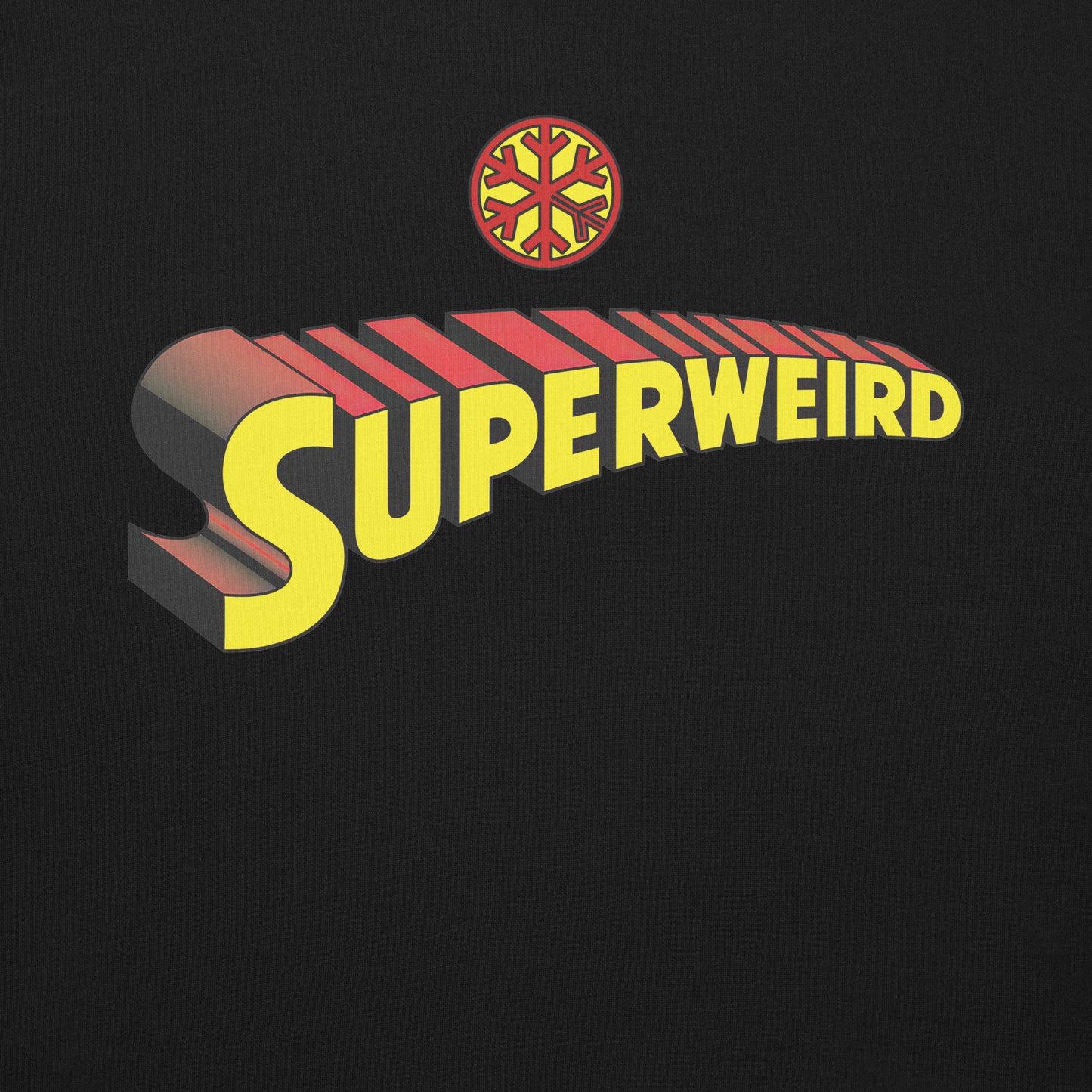Black-Superweird Sweatshirt from B.Different Clothing, graphic, graffiti-inspired streetwear