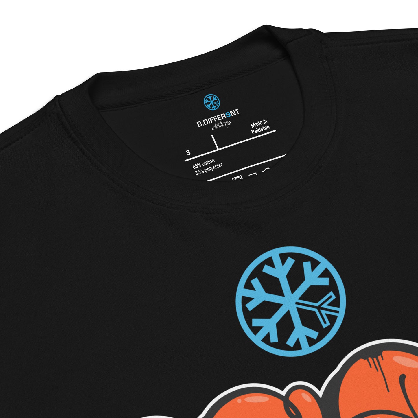 Black-ACAB Graffiti Throw-up Sweatshirt from B.Different Clothing, collar, graffiti-inspired streetwear