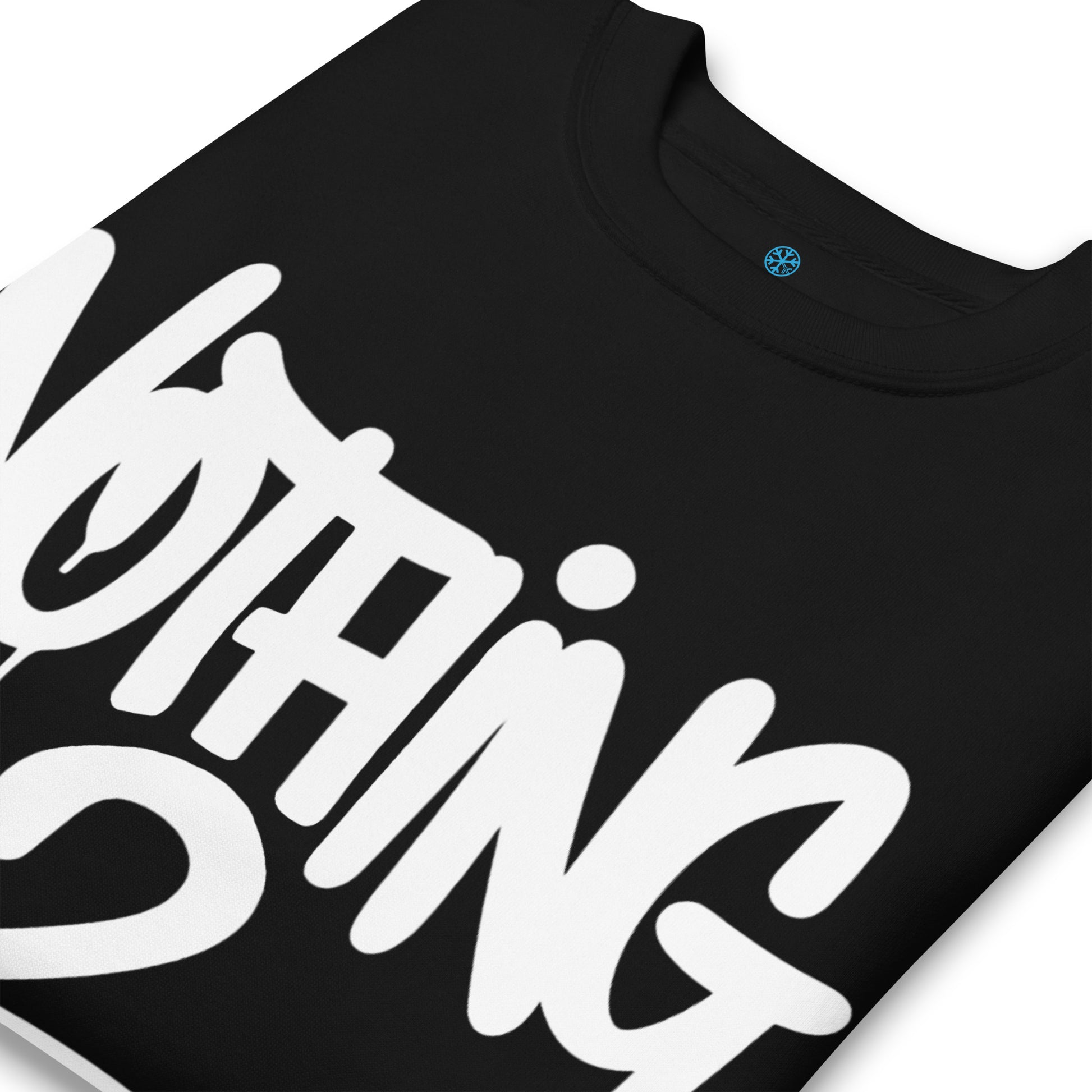 Black-Nothing 2 Obey Graffiti Sweatshirt from B.Different Clothing, detail, graffiti-inspired streetwear