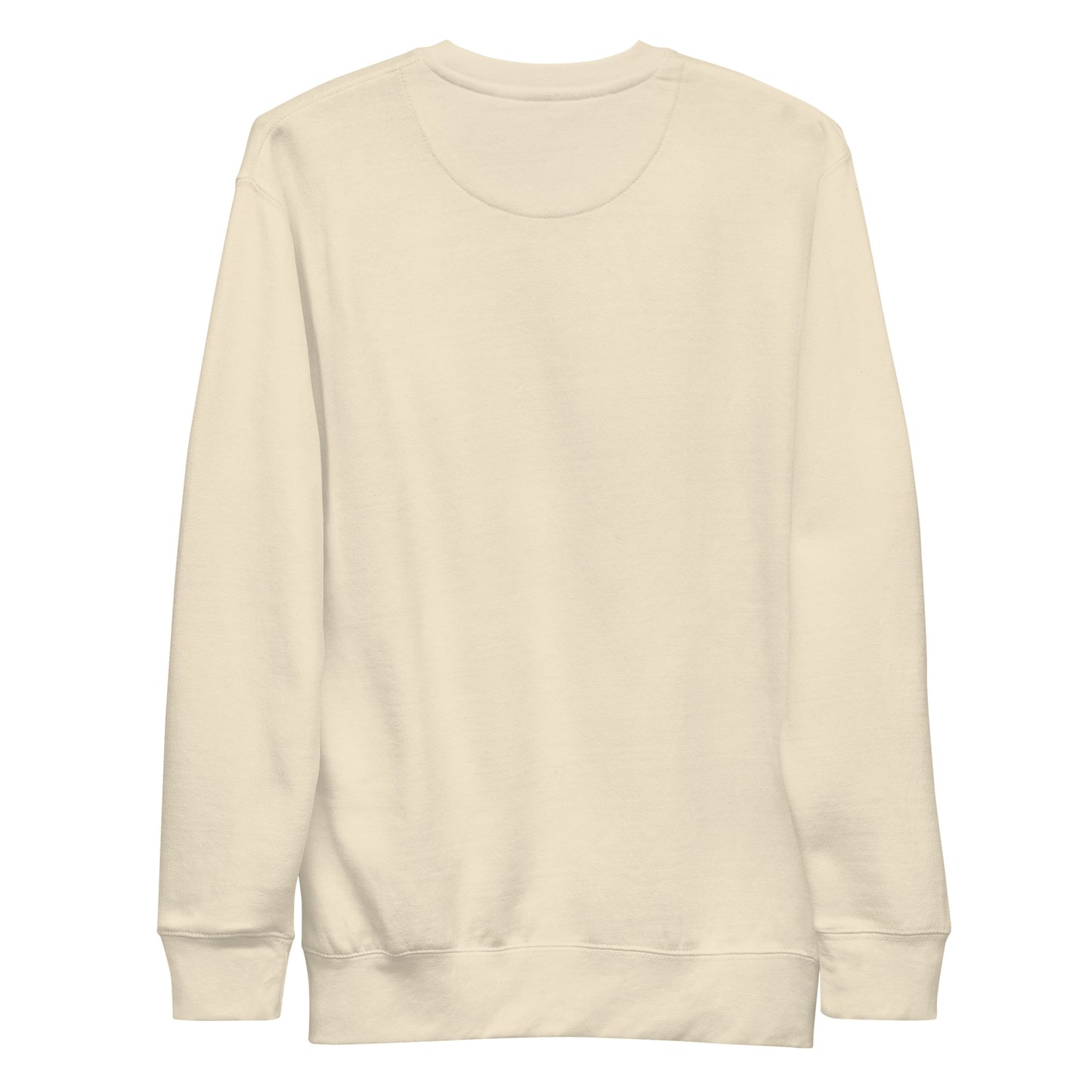 Beige-Buy Art Save a Weird Person Graffiti Sweatshirt from B.Different Clothing, back view, graffiti-inspired streetwear