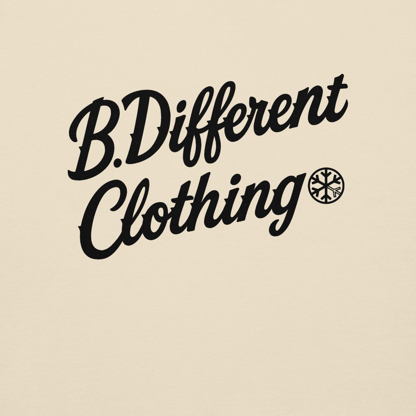 Beige-The League Sweatshirt from B.Different Clothing, graphic, graffiti-inspired streetwear