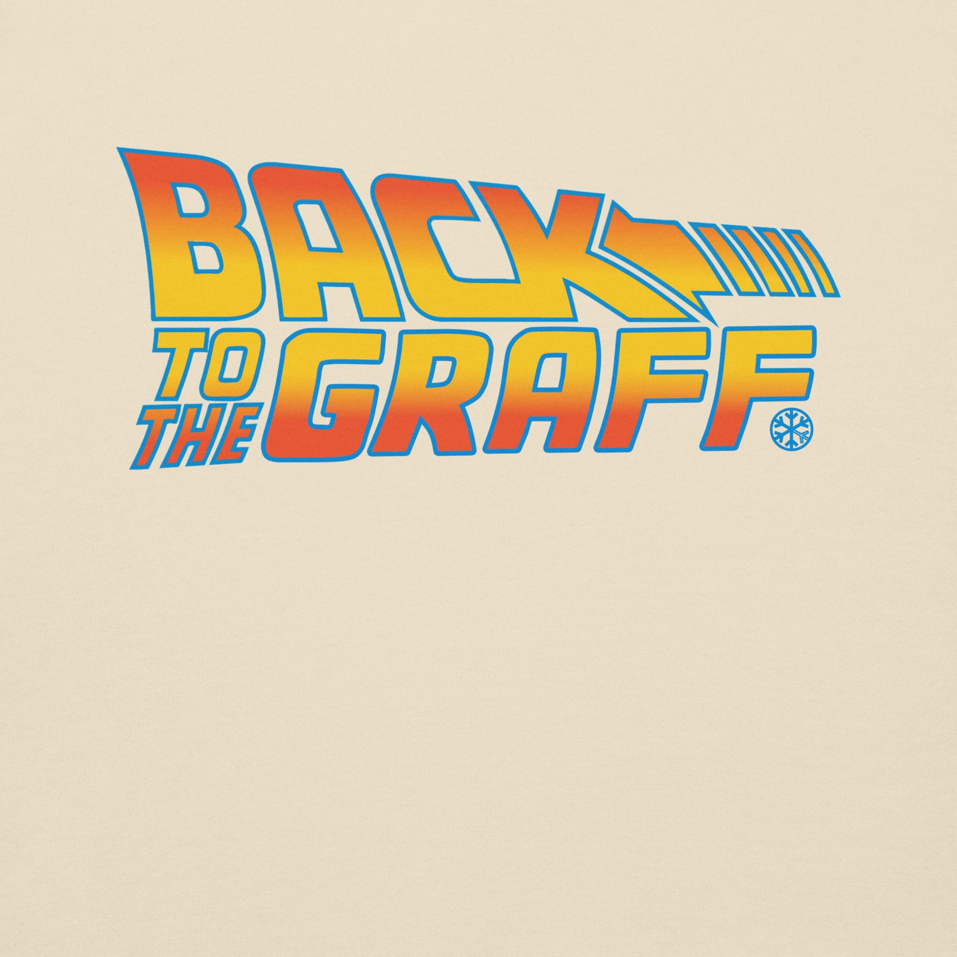 Beige-Back to the Graff Sweatshirt from B.Different Clothing, graphic, graffiti-inspired streetwear