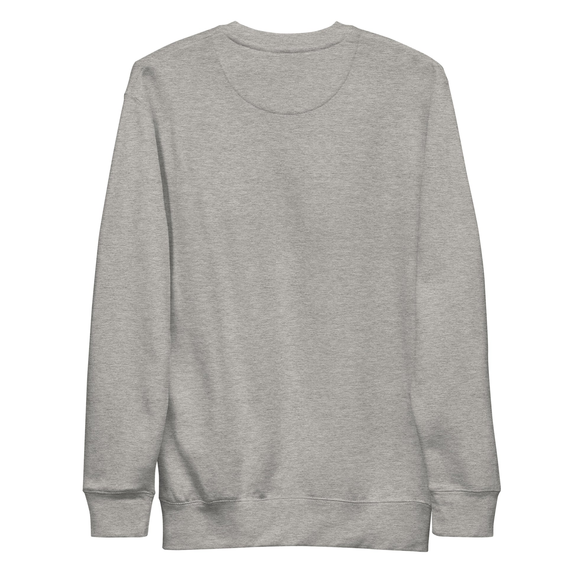 Carbon Grey-BDFRNT NYC Subway Sweatshirt from B.Different Clothing, back view, graffiti-inspired streetwear