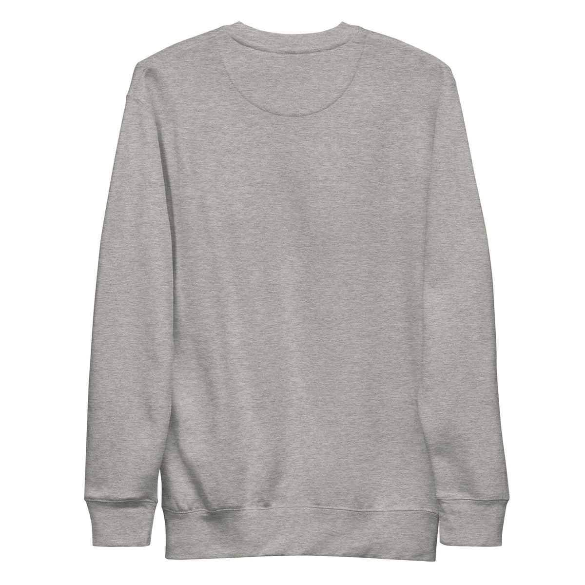 Carbon Grey-BDFRNT OG Logo Sweatshirt from B.Different Clothing, back view, graffiti-inspired streetwear