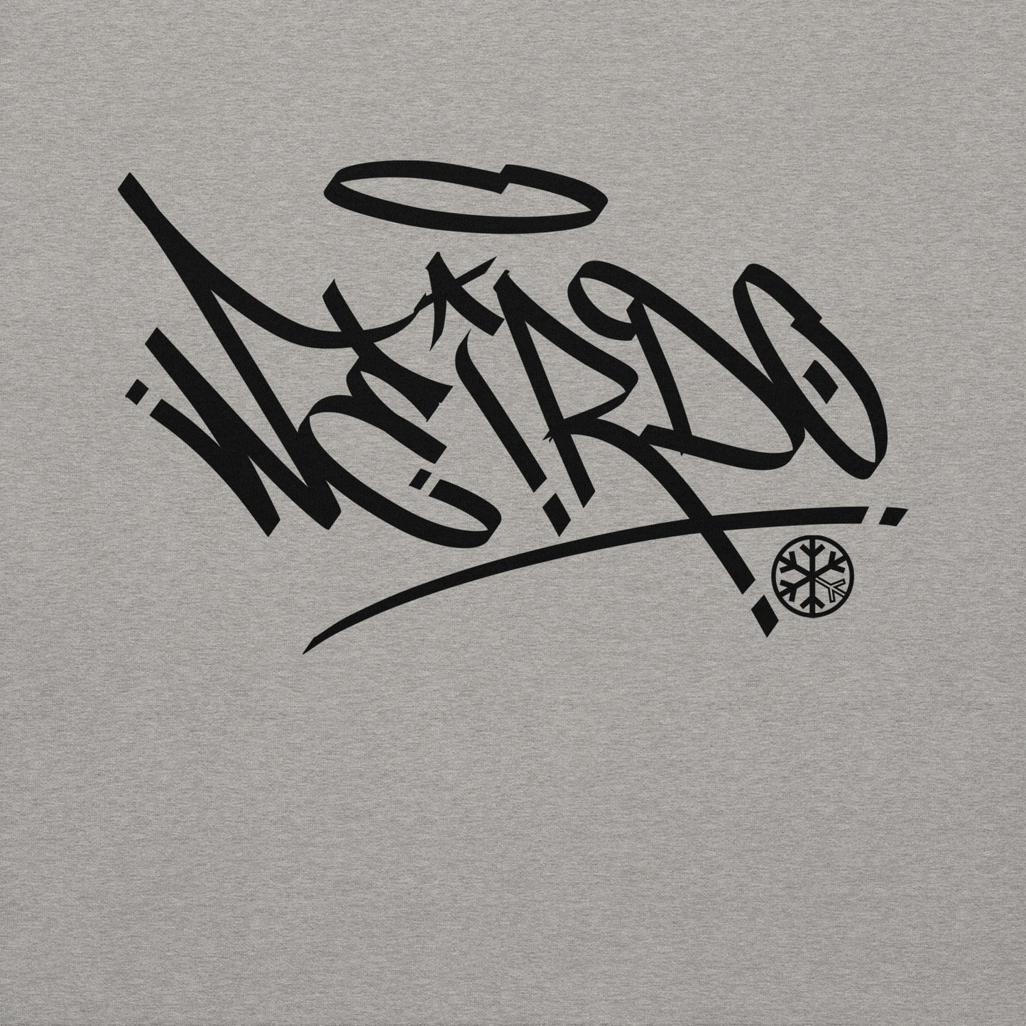 Gray-Weirdo Tag Graffiti Sweatshirt from B.Different Clothing, graphic, graffiti-inspired streetwear