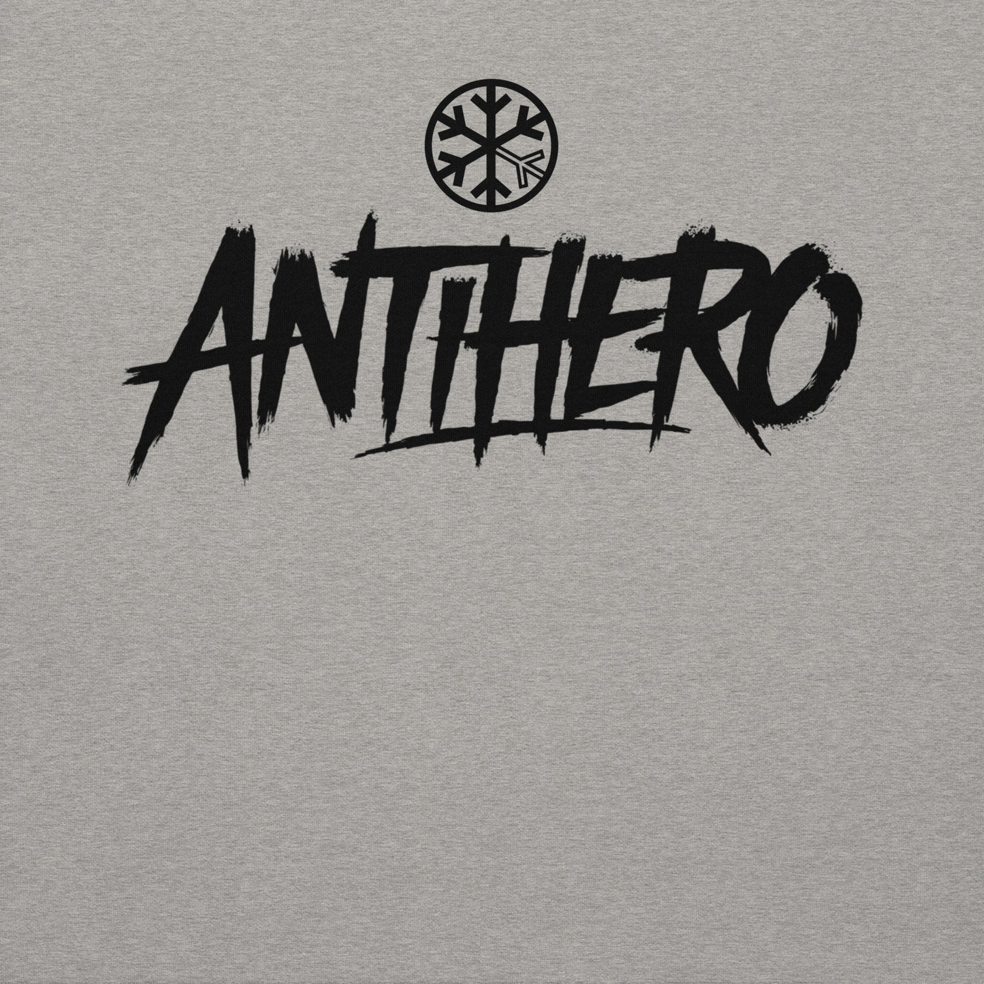 Gray-Antihero Graffiti Tag Sweatshirt from B.Different Clothing, graphic, graffiti-inspired streetwear