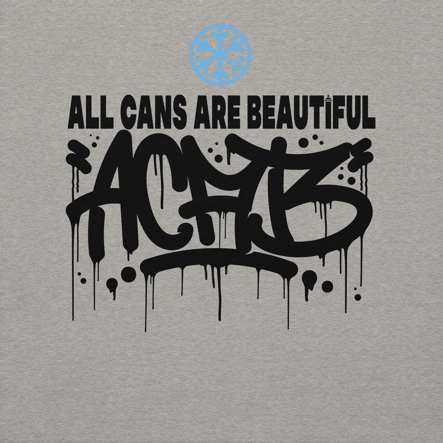 Gray-Acab Graffiti Tag Sweatshirt from B.Different Clothing, graphic, graffiti-inspired streetwear