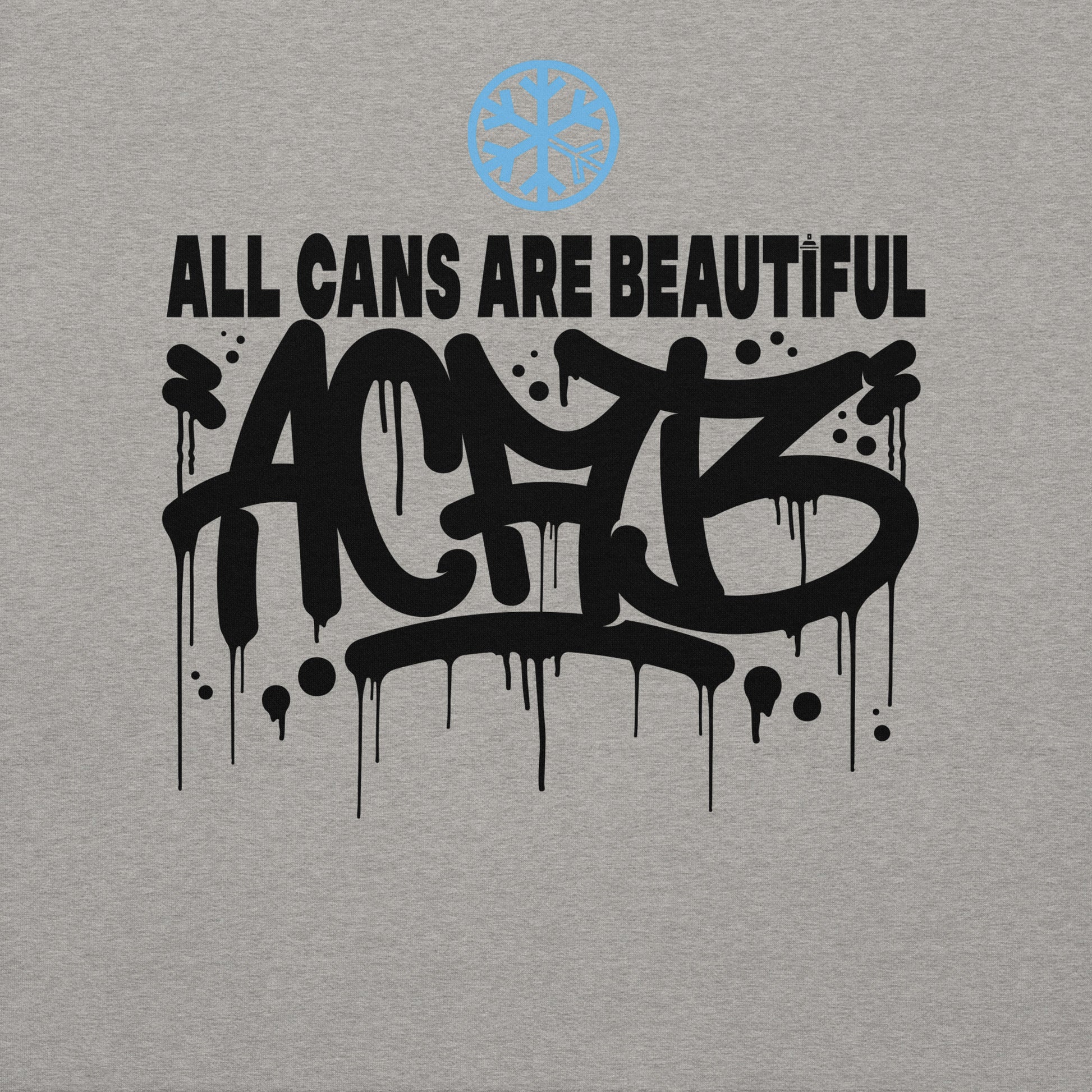 Gray-Acab Graffiti Tag Sweatshirt from B.Different Clothing, graphic, graffiti-inspired streetwear