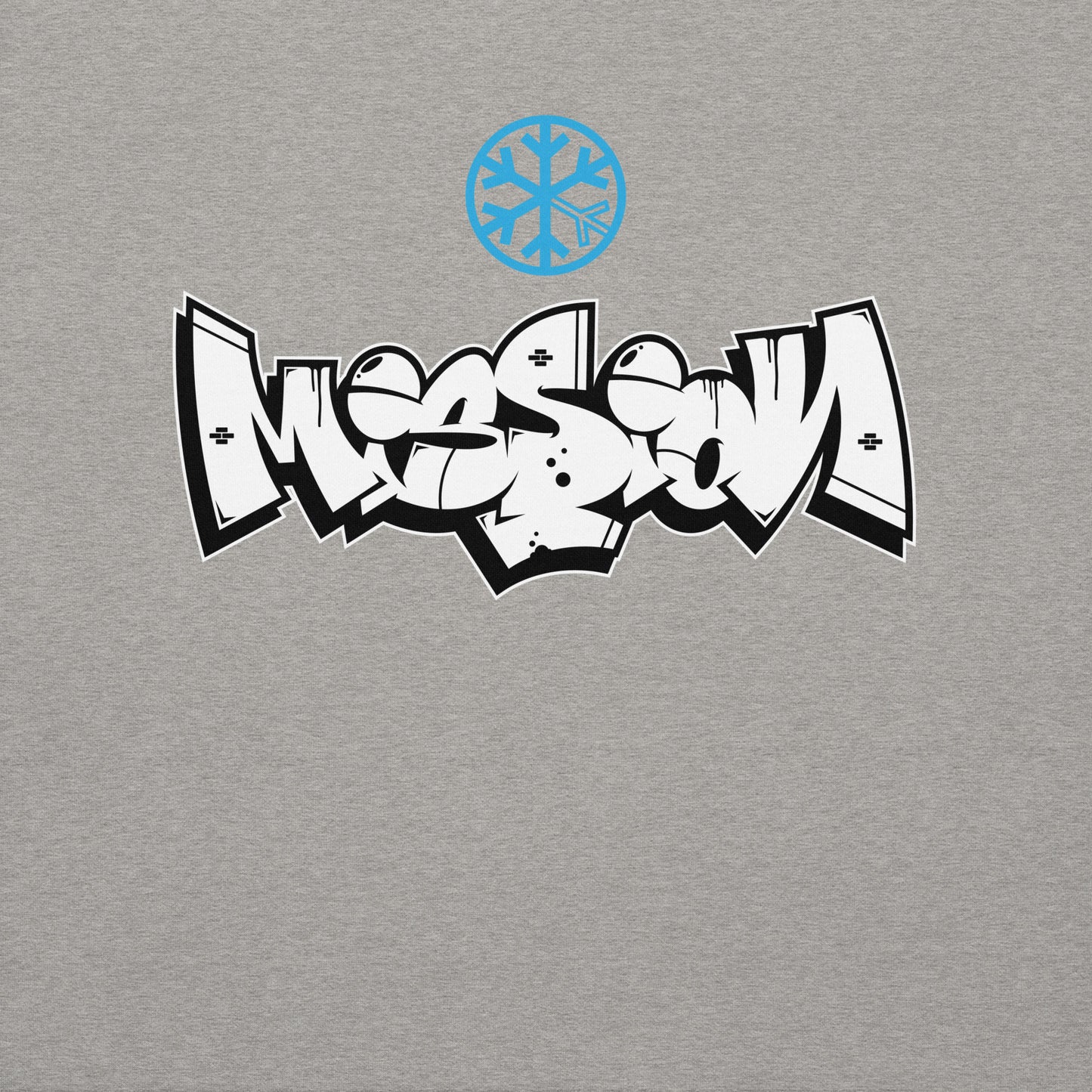 Gray-Mission Graffiti Piece Sweatshirt from B.Different Clothing, graphic, graffiti-inspired streetwear