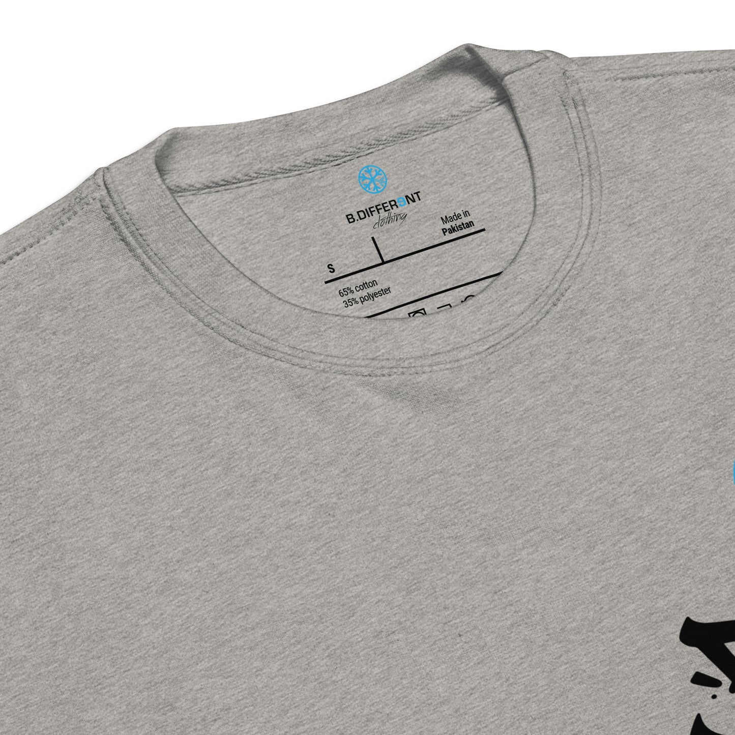 Gray-Paint Dealer Graffiti Character Sweatshirt from B.Different Clothing, collar, graffiti-inspired streetwear