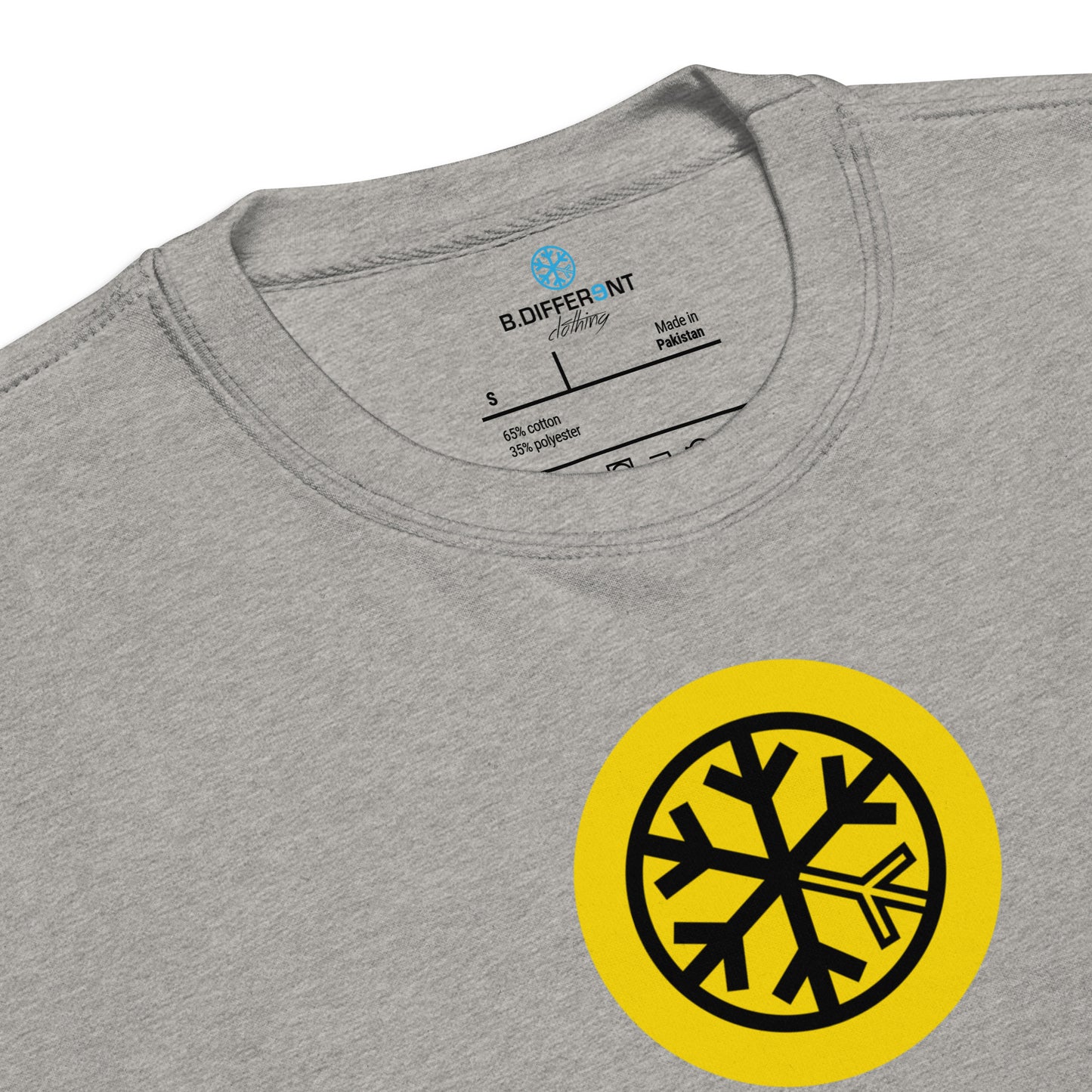 Carbon Grey-BDFRNT NYC Subway Sweatshirt from B.Different Clothing, collar, graffiti-inspired streetwear