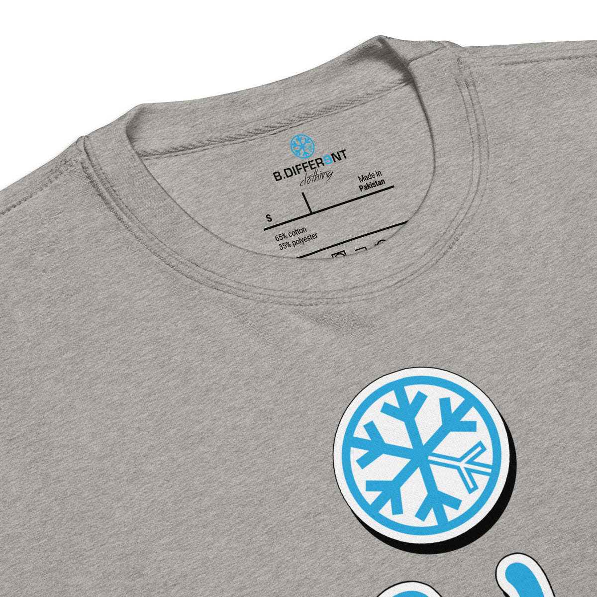 Carbon Grey-For Weirdos by Weirdos Sweatshirt from B.Different Clothing, collar, graffiti-inspired streetwear
