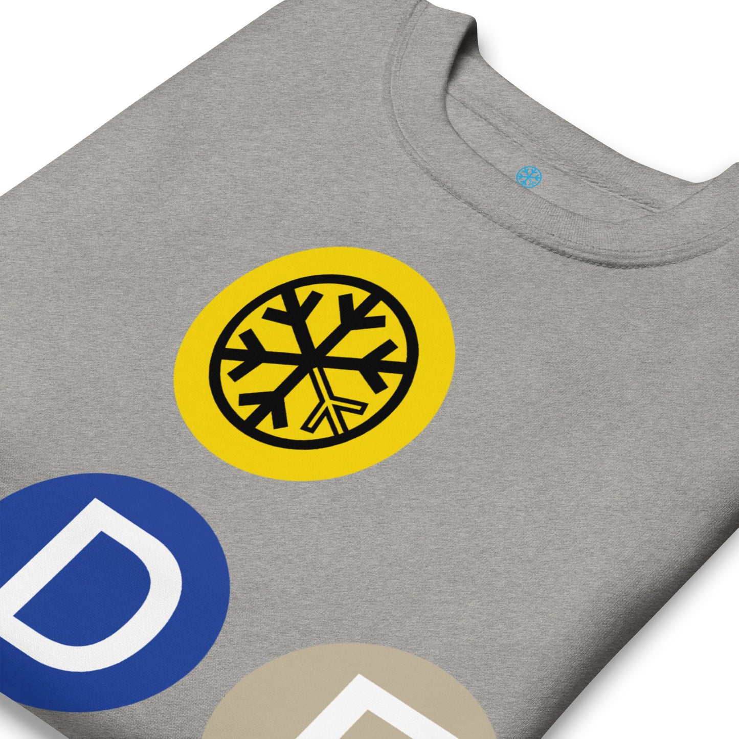 Carbon Grey-BDFRNT NYC Subway Sweatshirt from B.Different Clothing, detail, graffiti-inspired streetwear