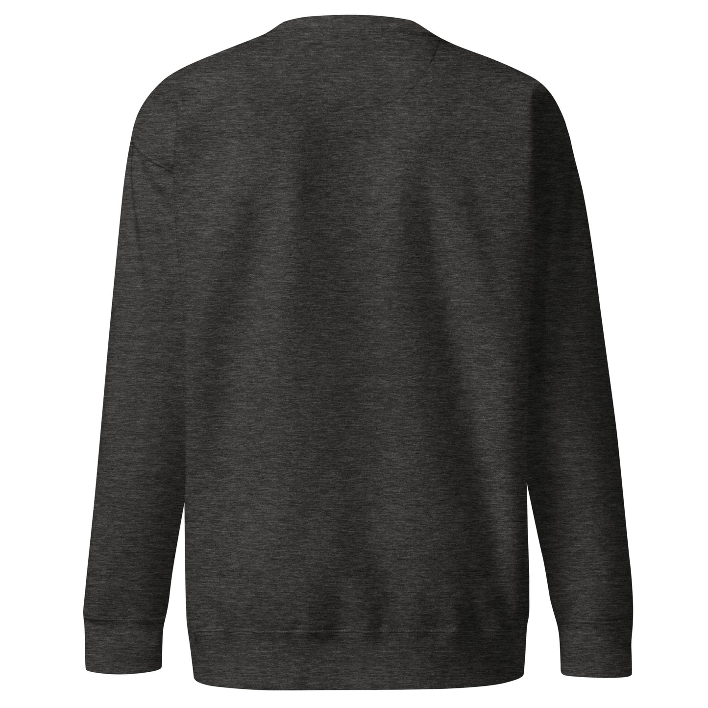 back sweatshirt Logo dark gray by B.Different Clothing independent streetwear brand inspired by street art graffiti