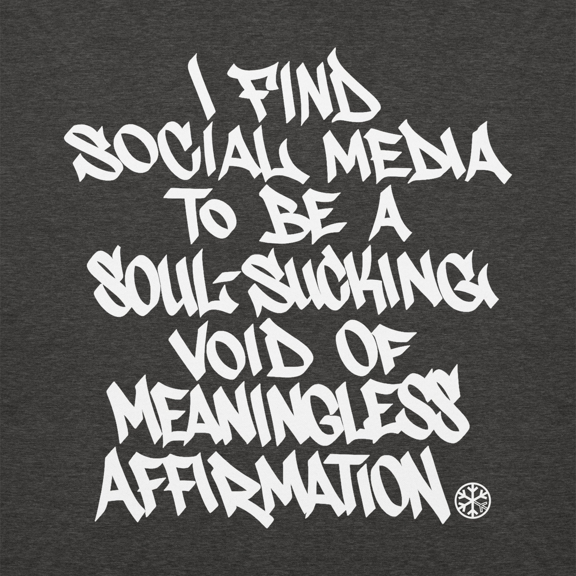 Darkgray-Social Media Graffiti Tag Sweatshirt from B.Different Clothing, graphic, graffiti-inspired streetwear