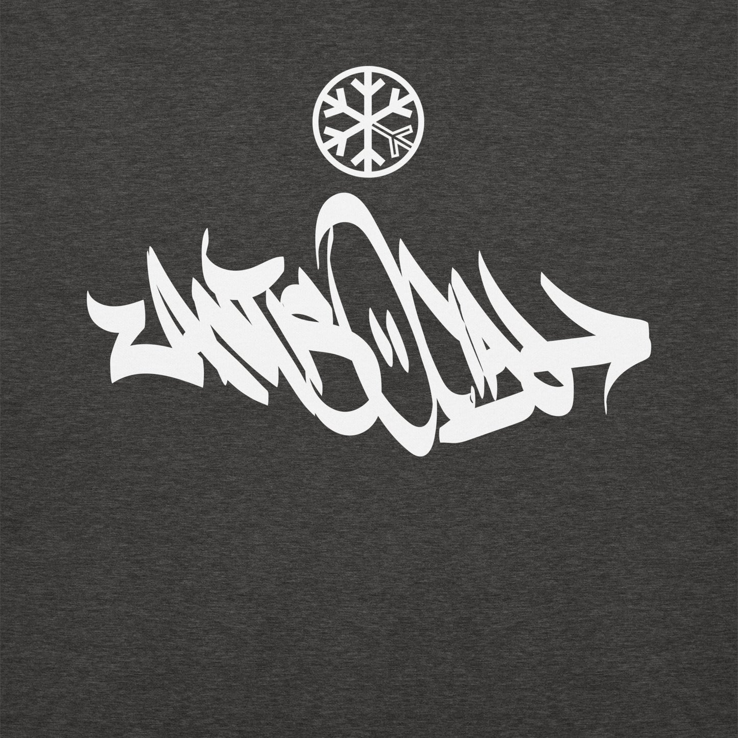 Darkgray-Antisocial Graffiti Tag Sweatshirt from B.Different Clothing, graphic, graffiti-inspired streetwear