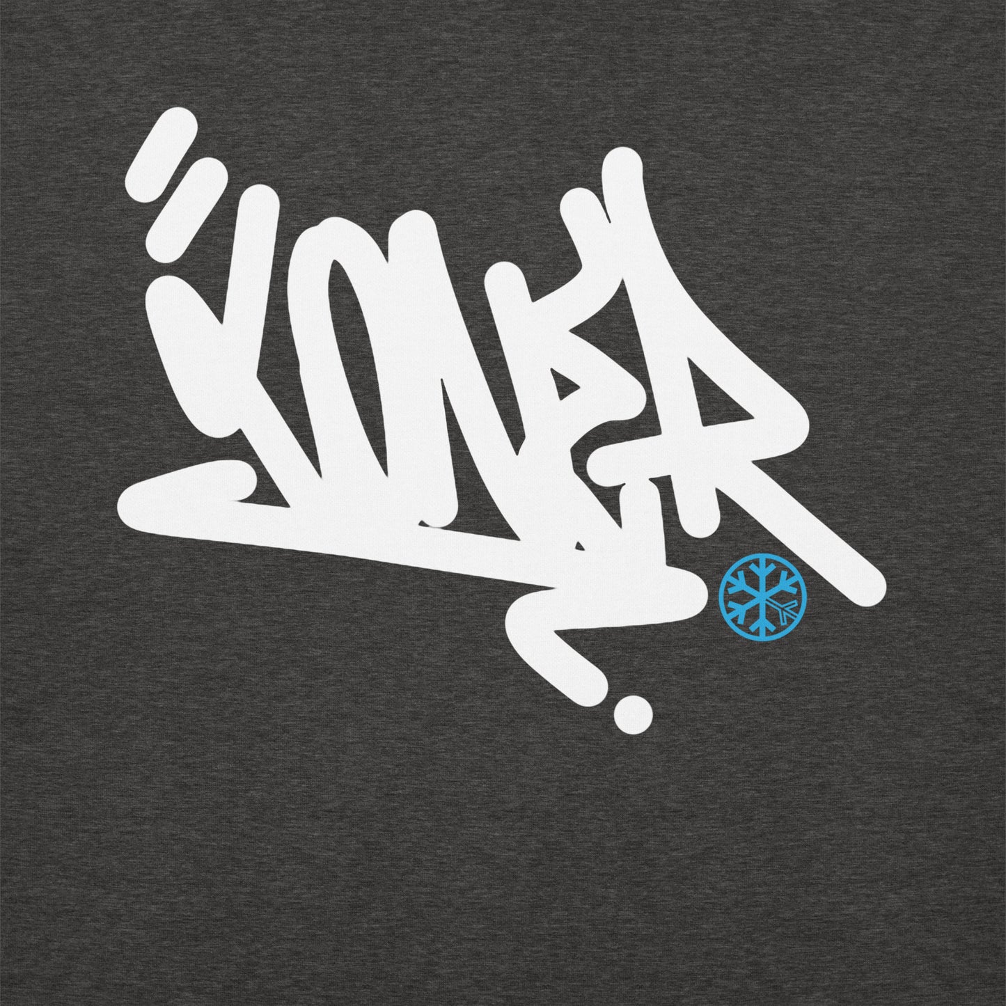 Darkgray-Loner Graffiti Tag Sweatshirt from B.Different Clothing, graphic, graffiti-inspired streetwear