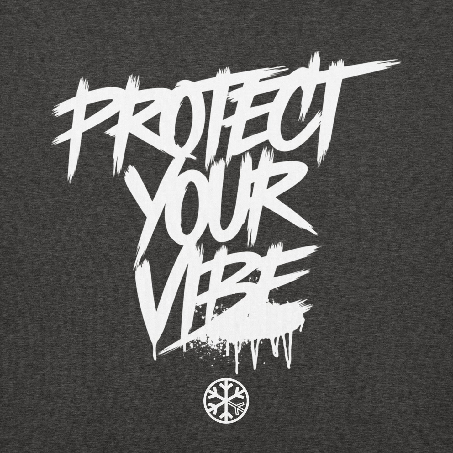 Darkgray-Protect Your Vibe Graffiti Tag Sweatshirt from B.Different Clothing, graphic, graffiti-inspired streetwear