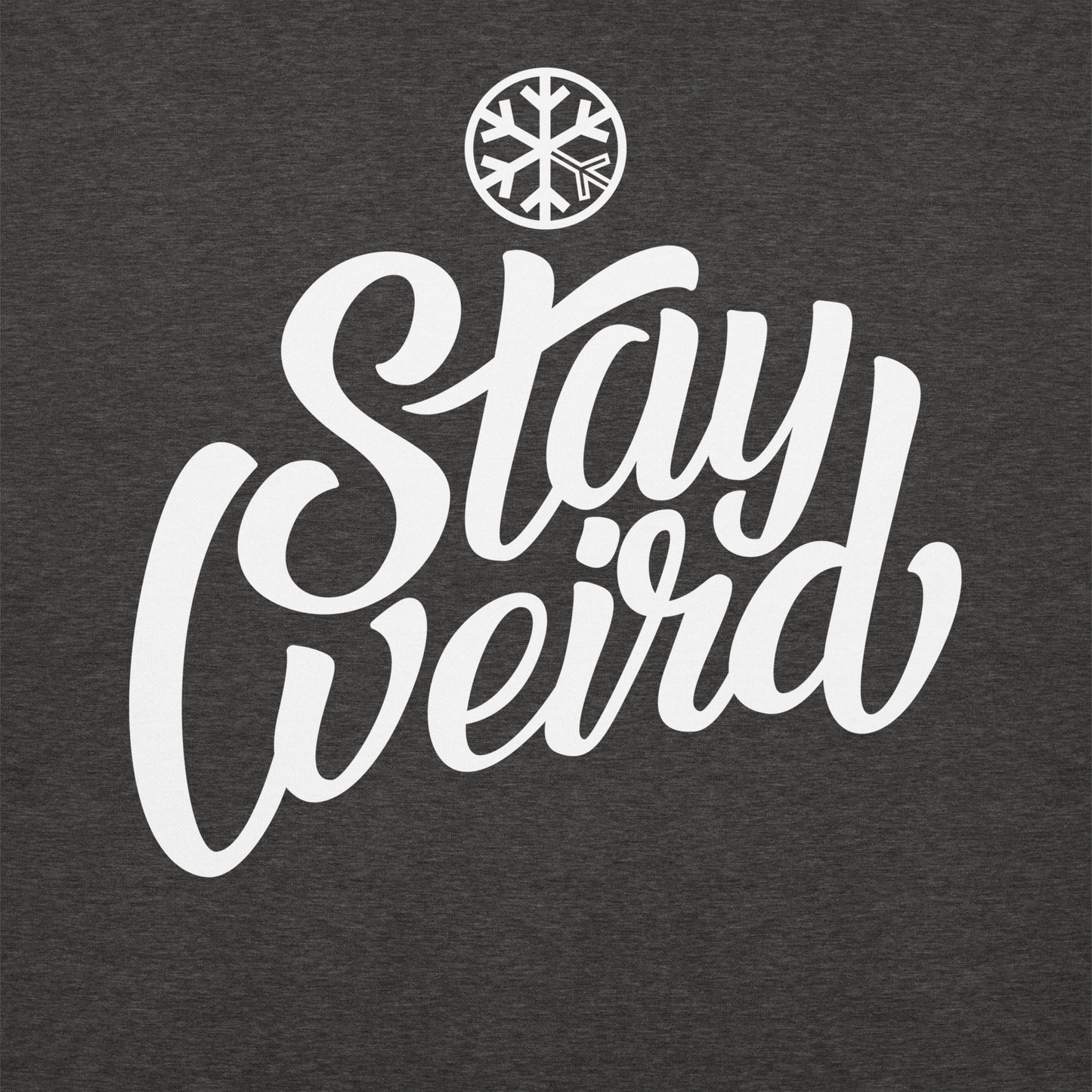 Darkgray-Stay Weird Sweatshirt from B.Different Clothing, graphic, graffiti-inspired streetwear