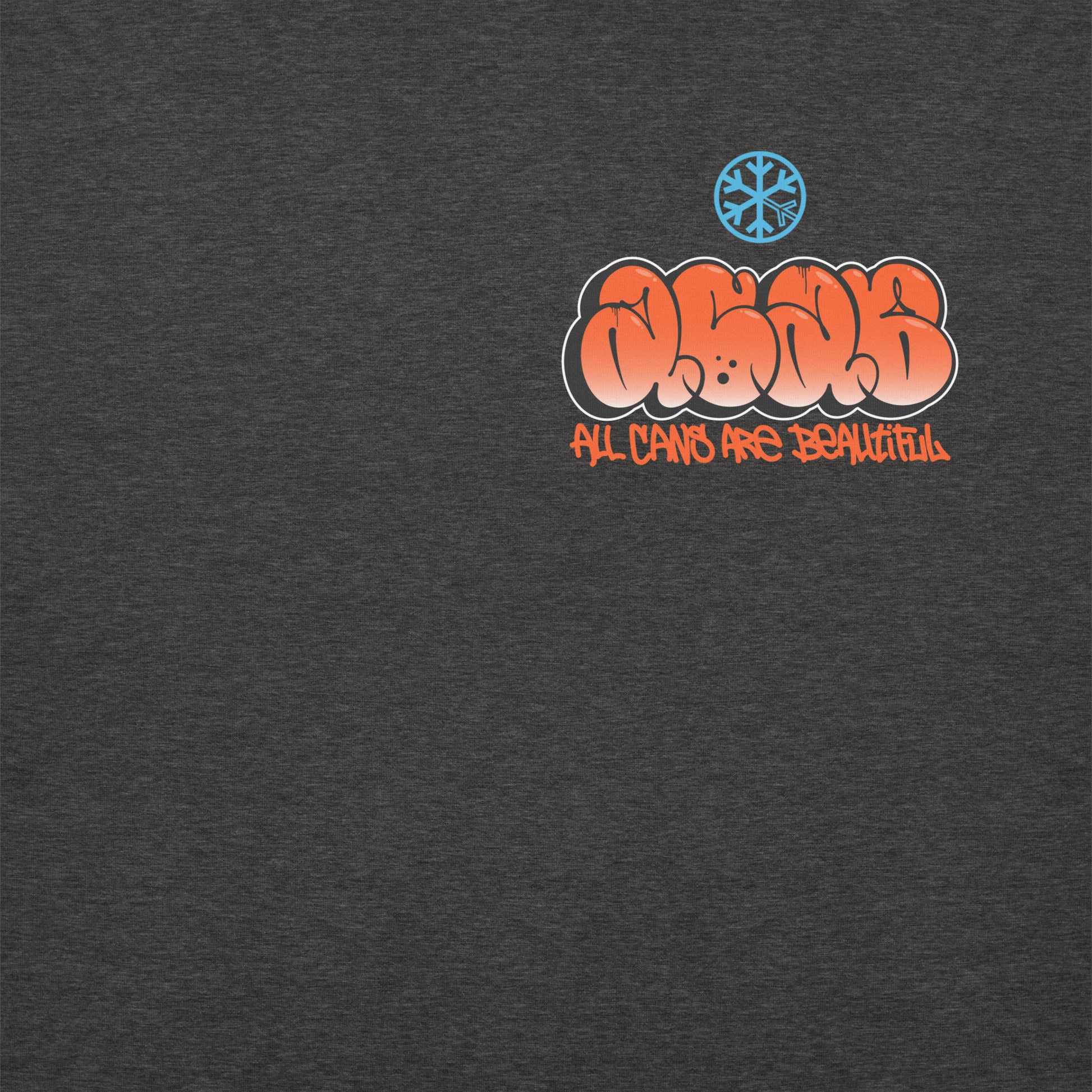 Darkgray-ACAB Girl Graffiti Sweatshirt from B.Different Clothing, front graphic, graffiti-inspired streetwear