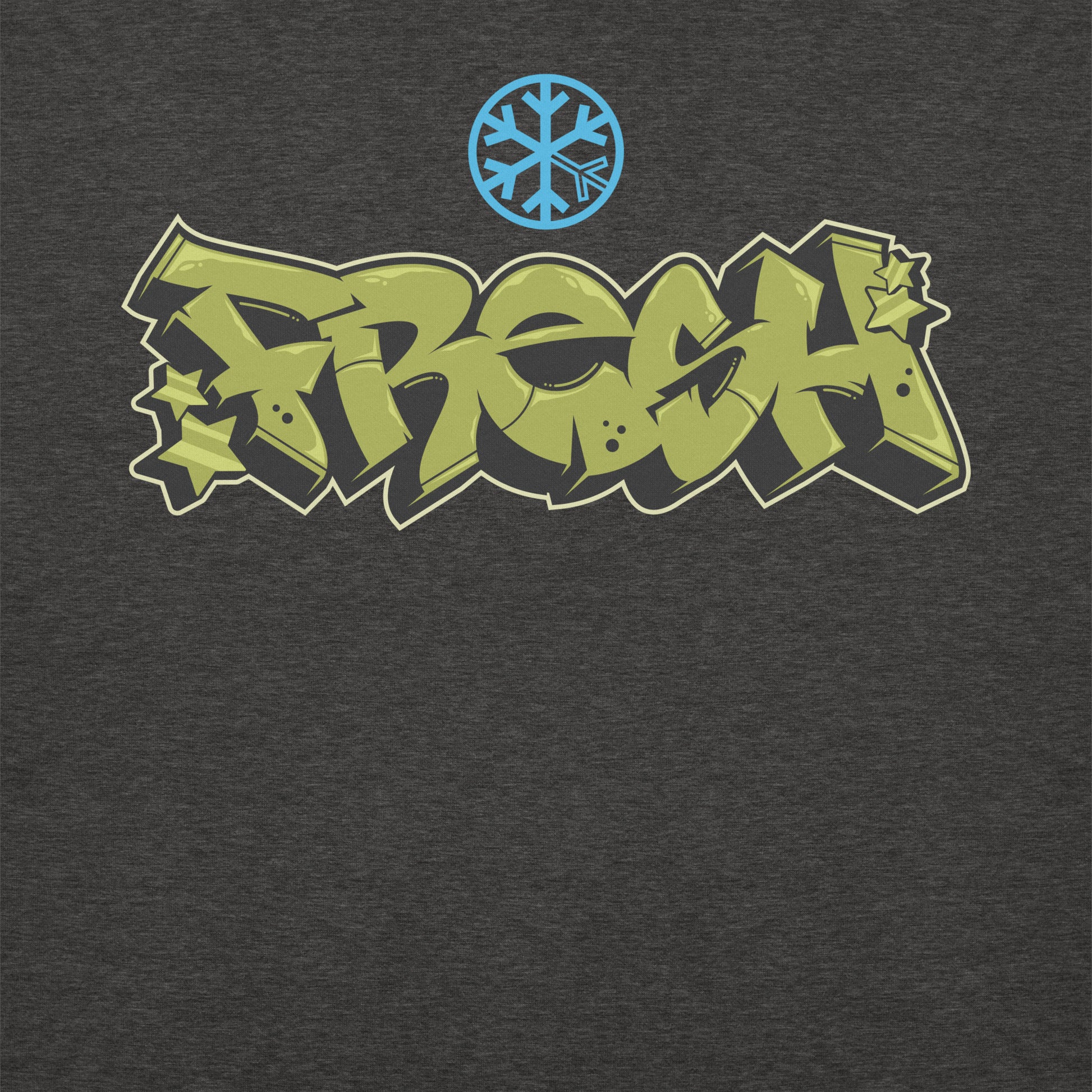 Darkgray-Fresh Graffiti Piece Sweatshirt from B.Different Clothing, graphic, graffiti-inspired streetwear