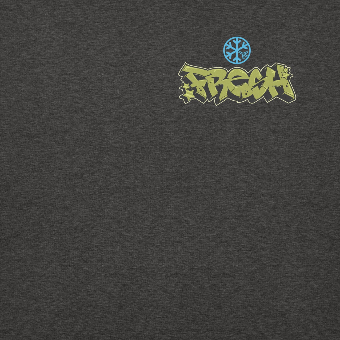 Darkgray-Fresh Graffiti Character Sweatshirt from B.Different Clothing, front graphic, graffiti-inspired streetwear