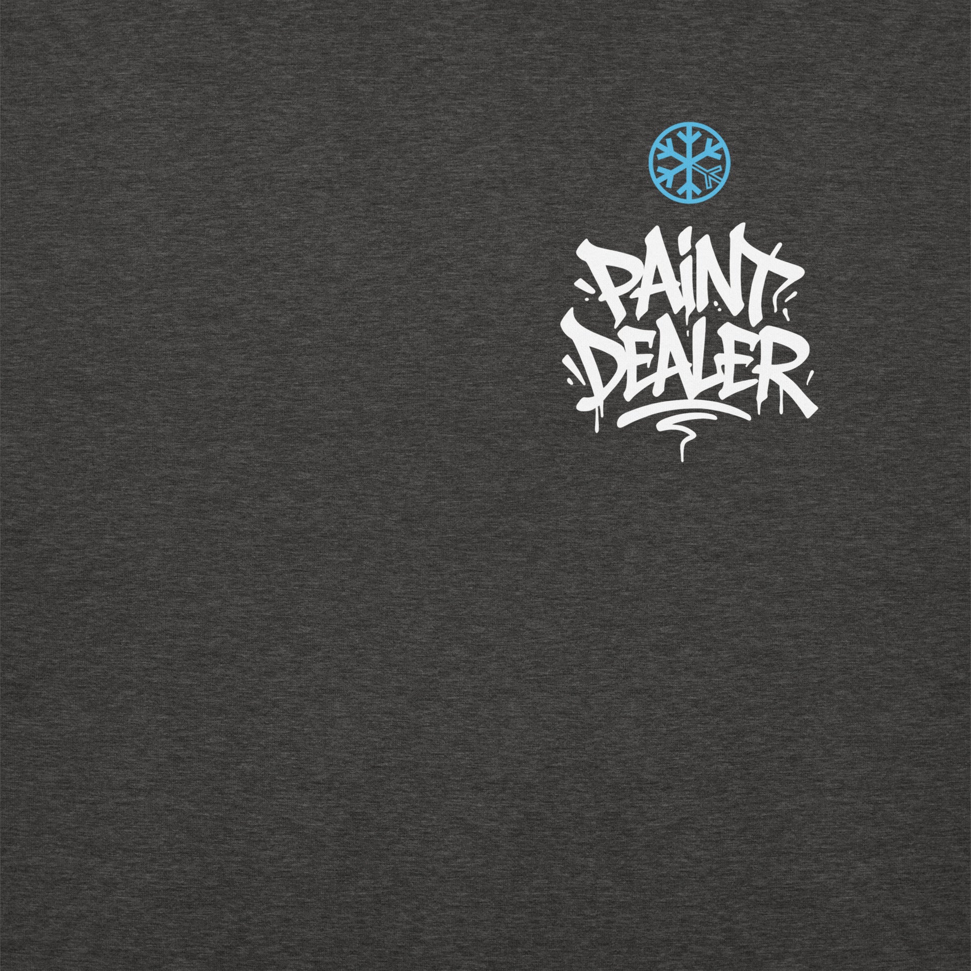 Darkgray-Paint Dealer Graffiti Character Sweatshirt from B.Different Clothing, front graphic, graffiti-inspired streetwear